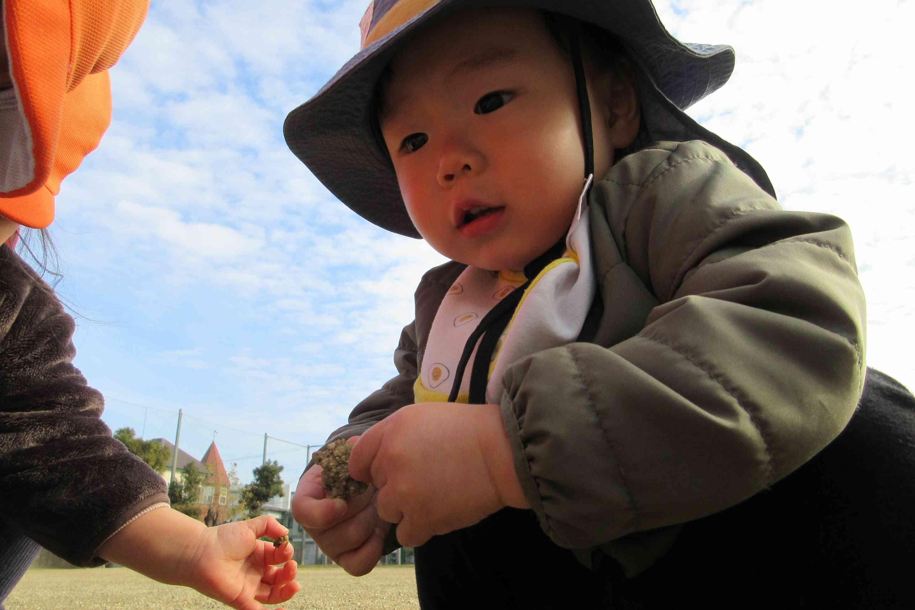 何かを発見！！