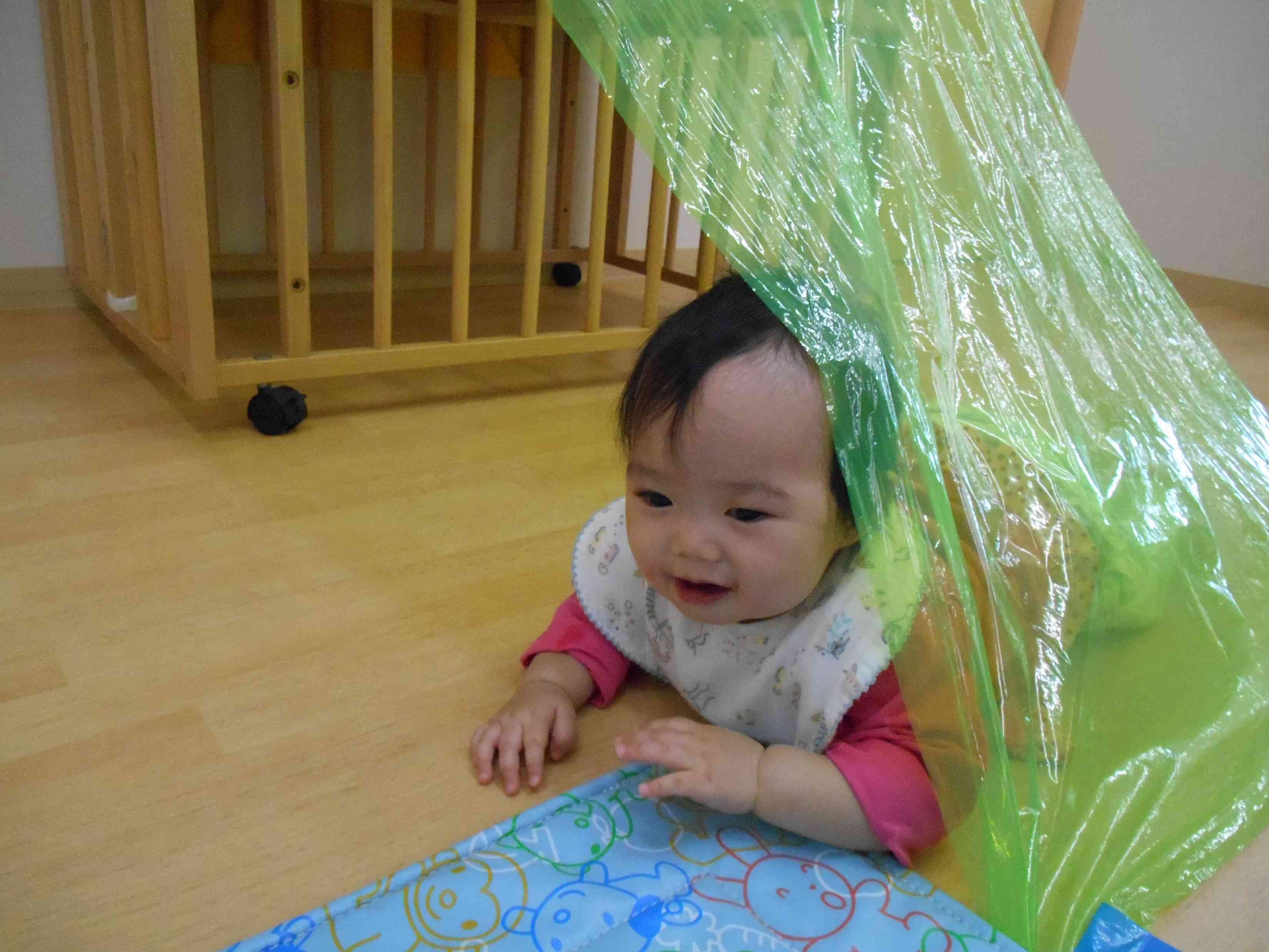 トンネルくぐるよ