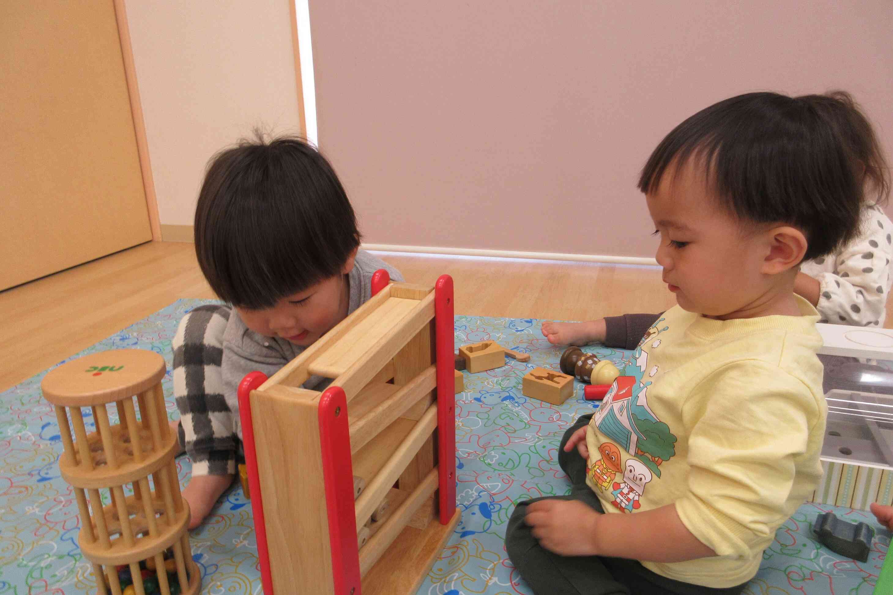 ２人で仲良し、楽しいね