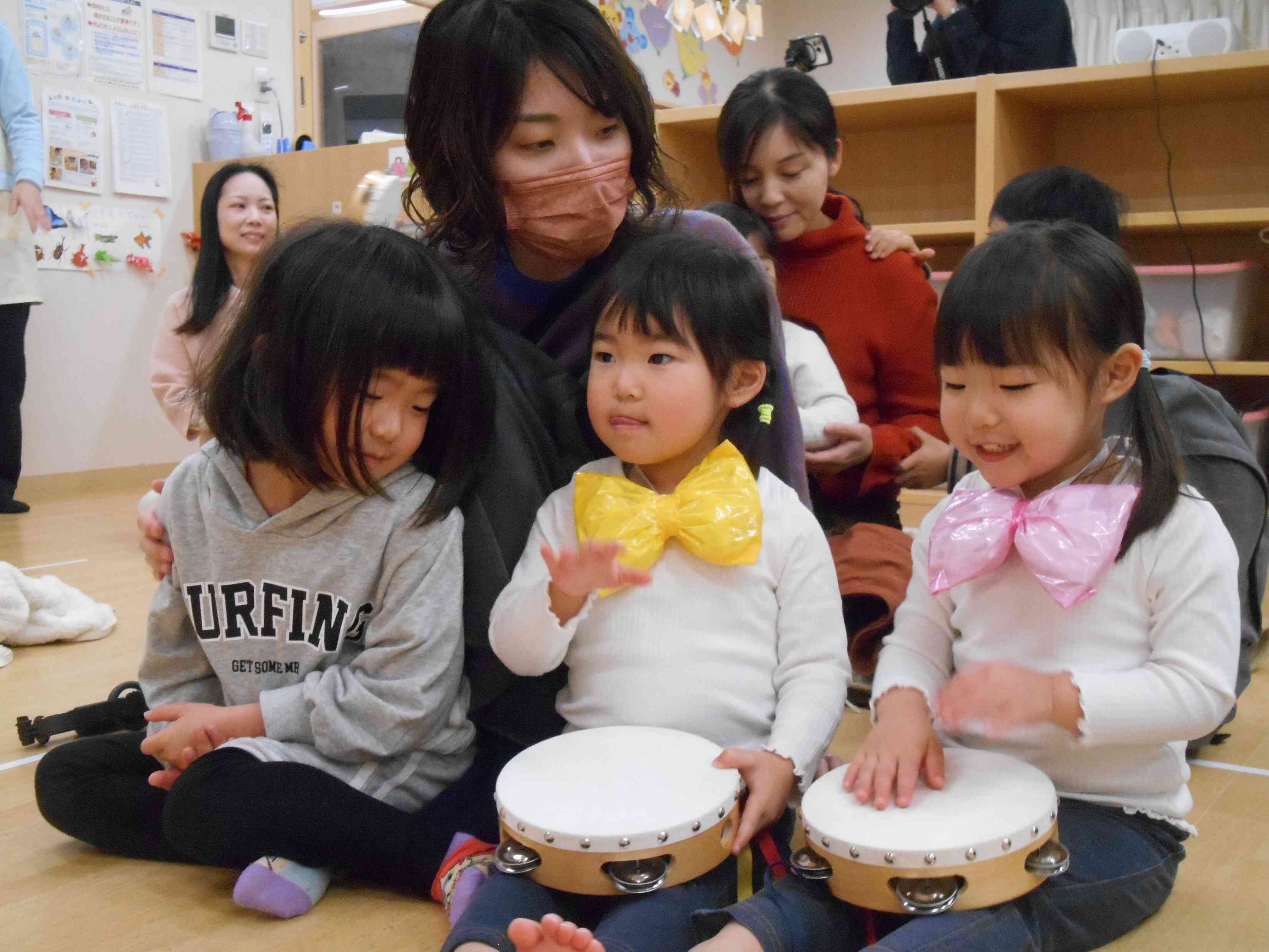 みんなで一緒に