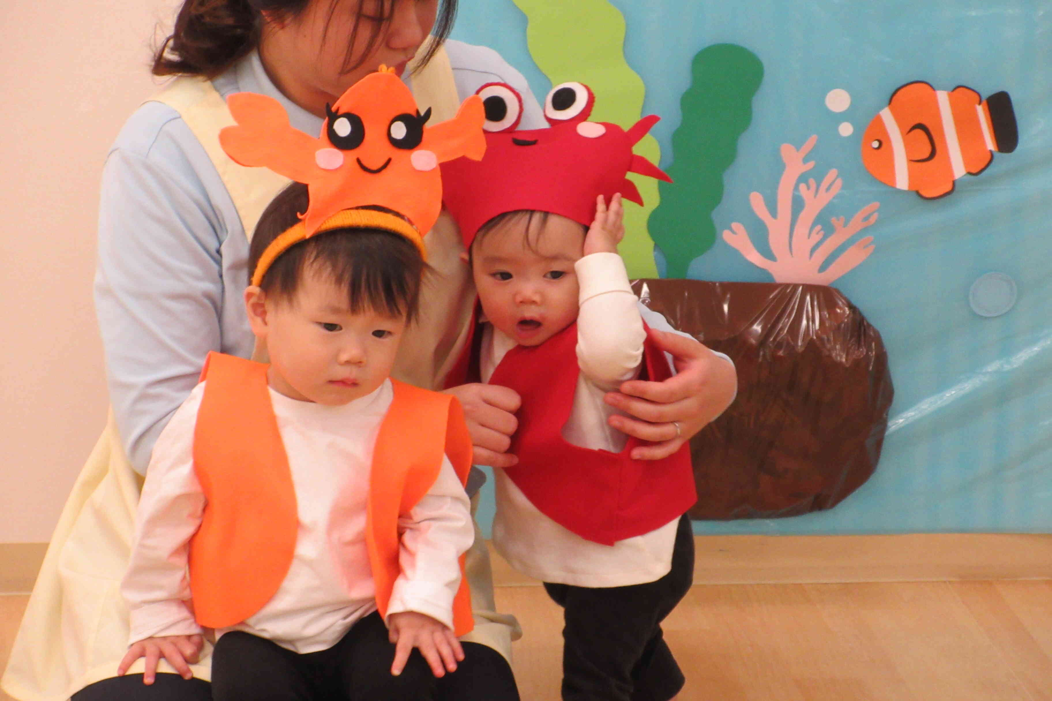 エビさんカニさん頑張るよ！