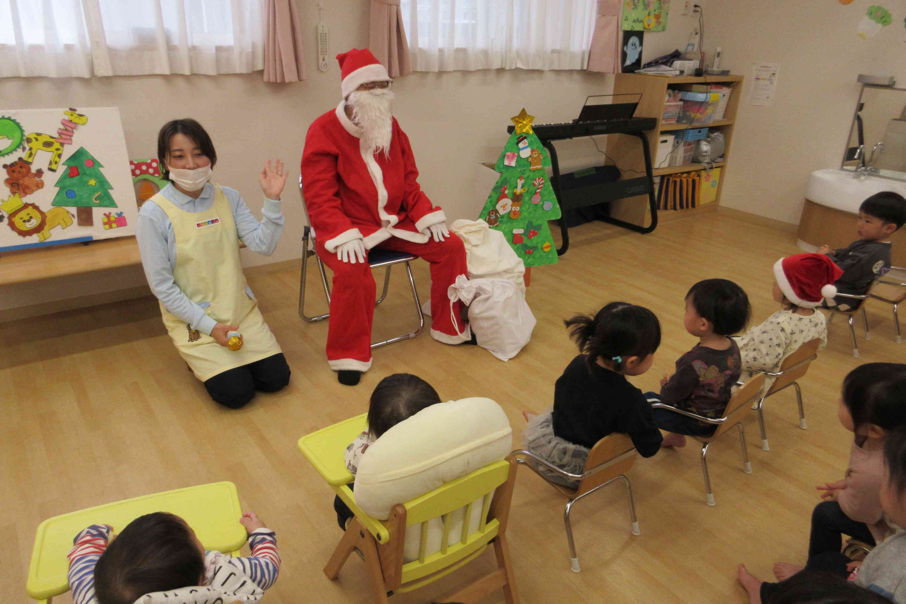 サンタさんがきたよ