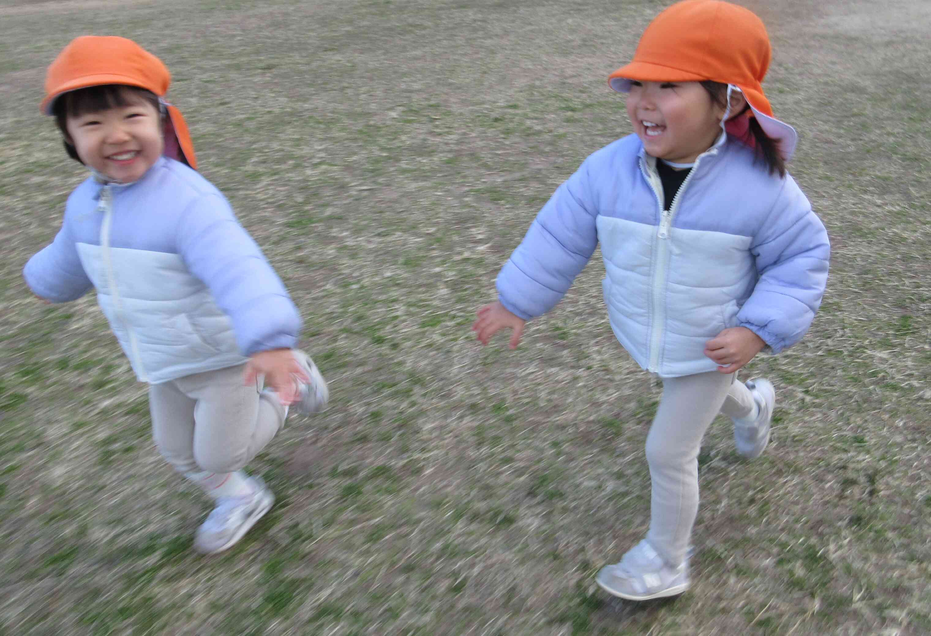 【１歳児:あひる組】よーい、ドン！！