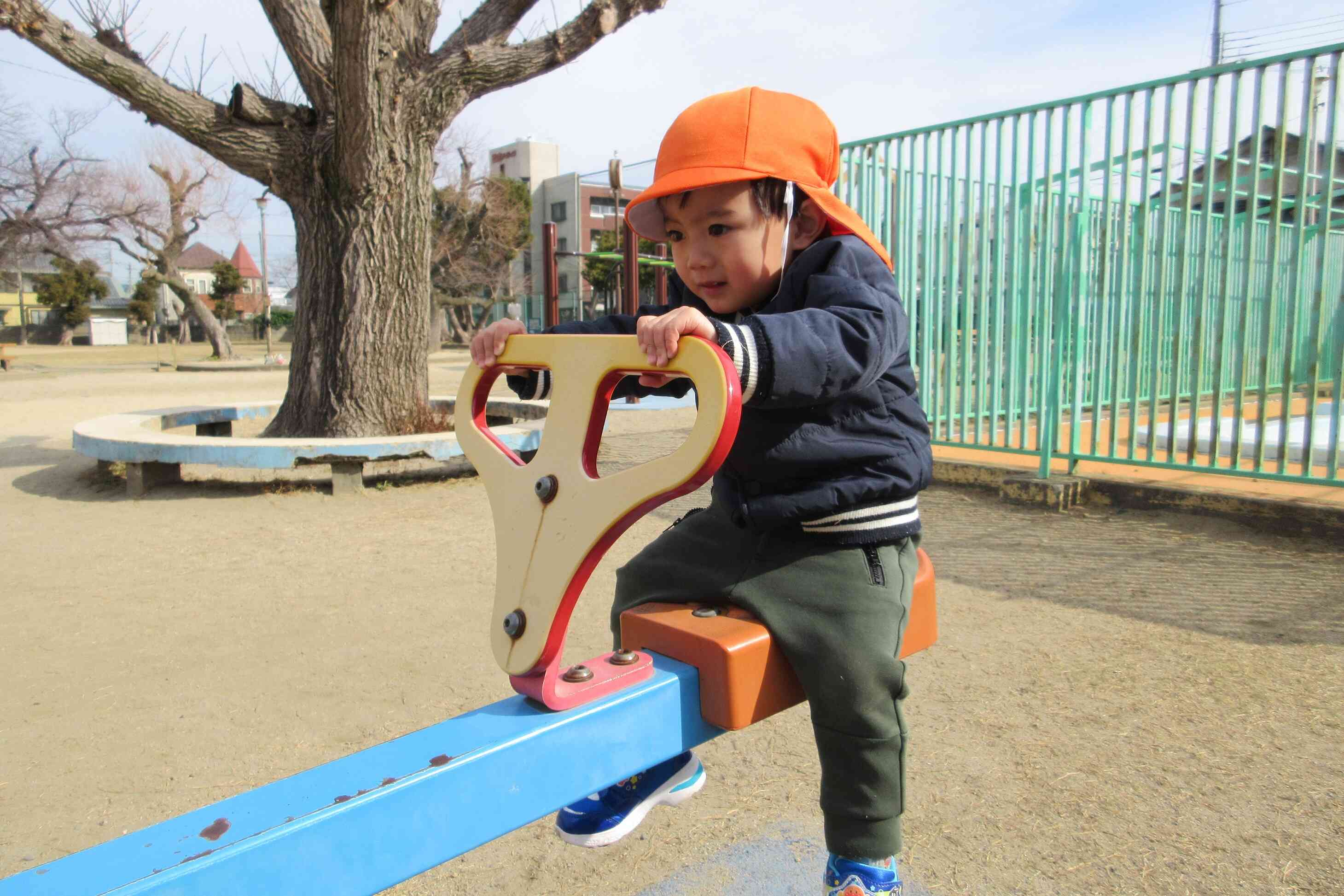 シーソー楽しいね