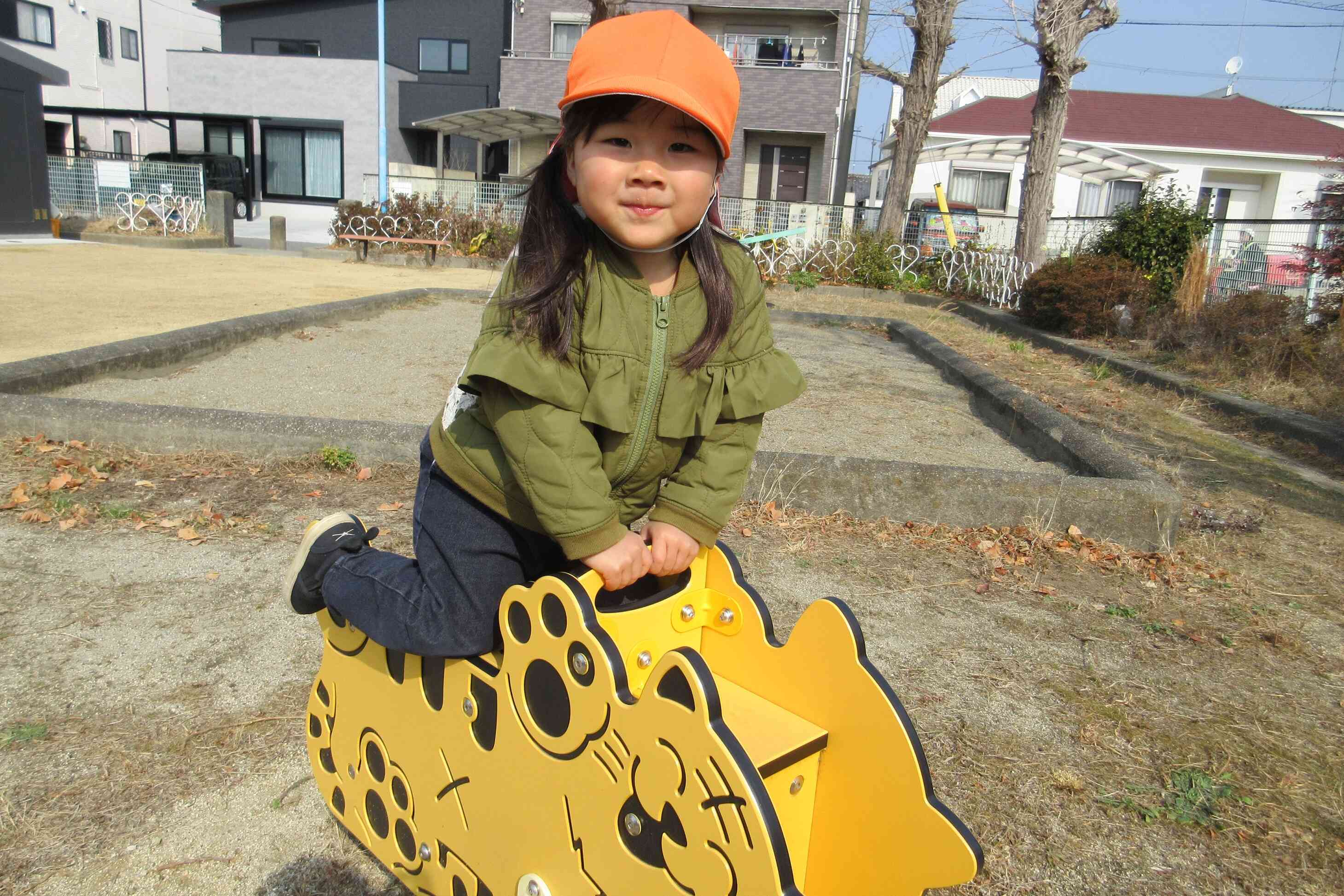 みてみて！乗れたよ！