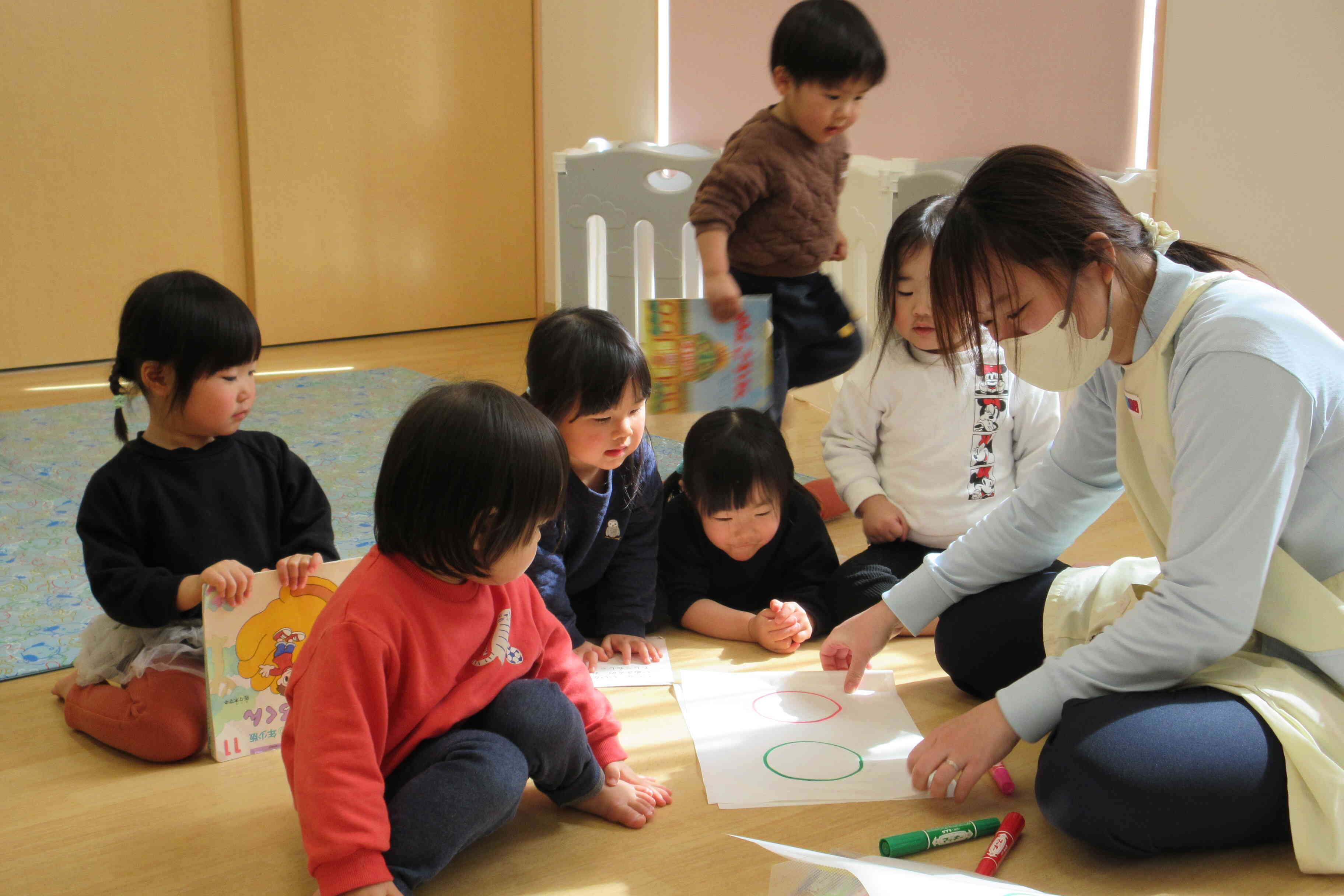 0,1,2歳児で混合保育