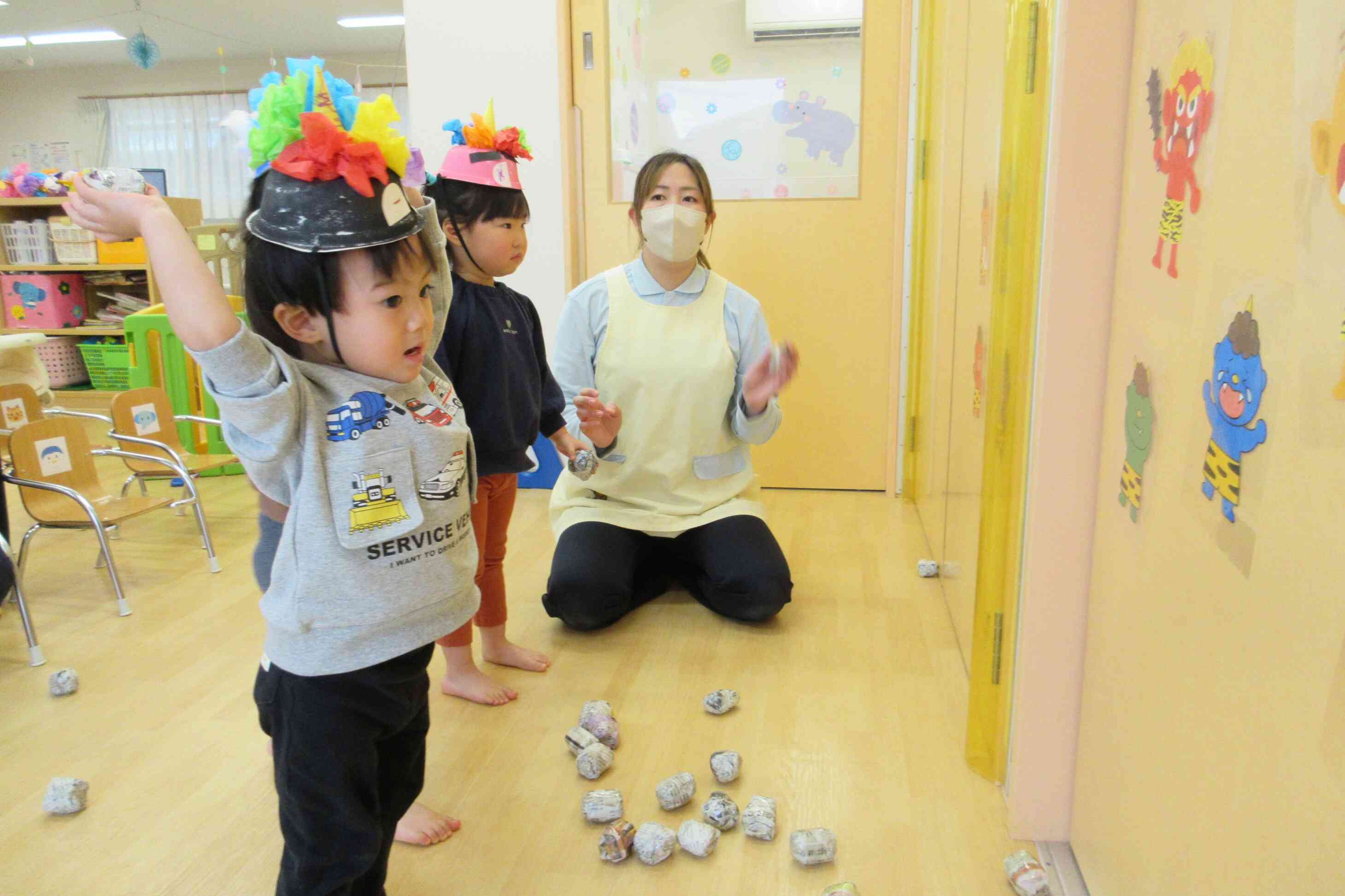 いくぞ〜、えいっ