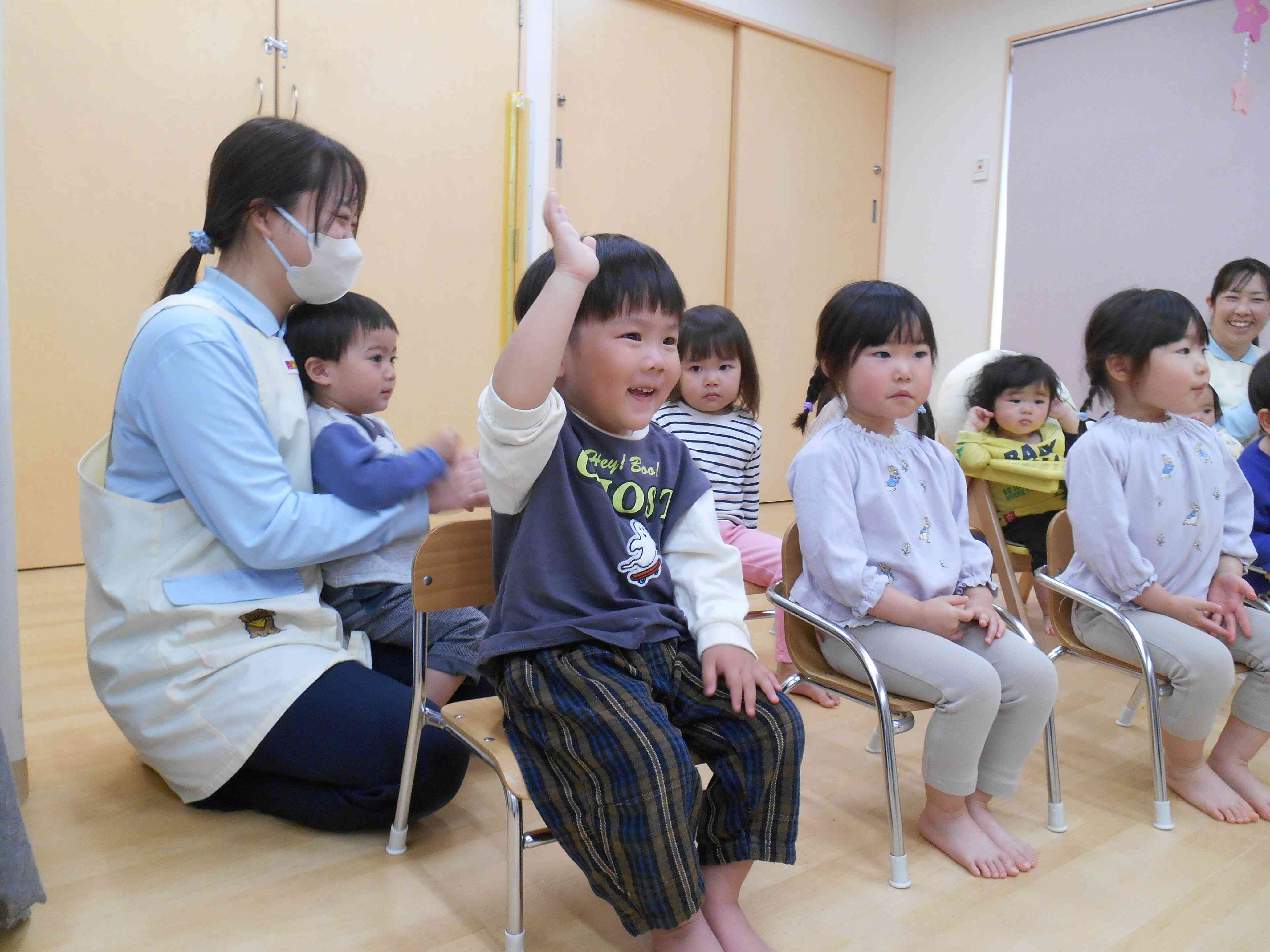 元気にお返事できました！