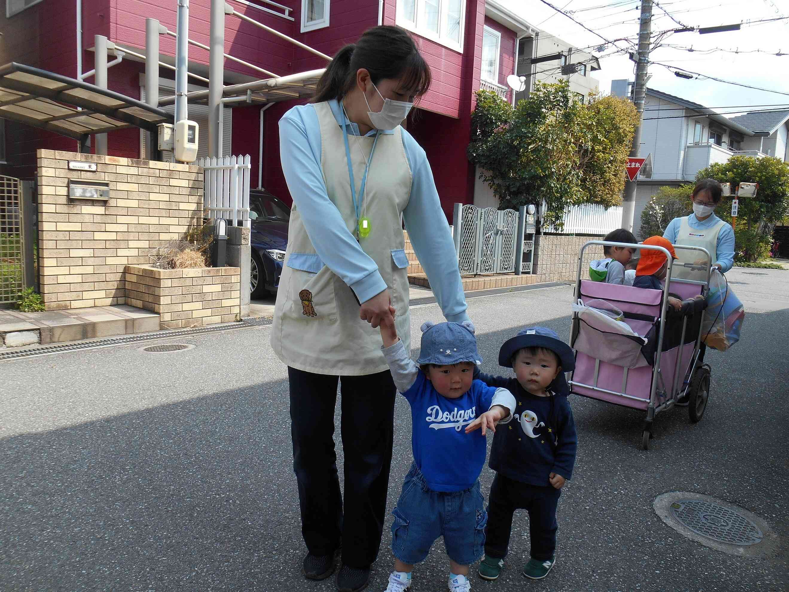 歩いてお散歩もできるようになったよ！