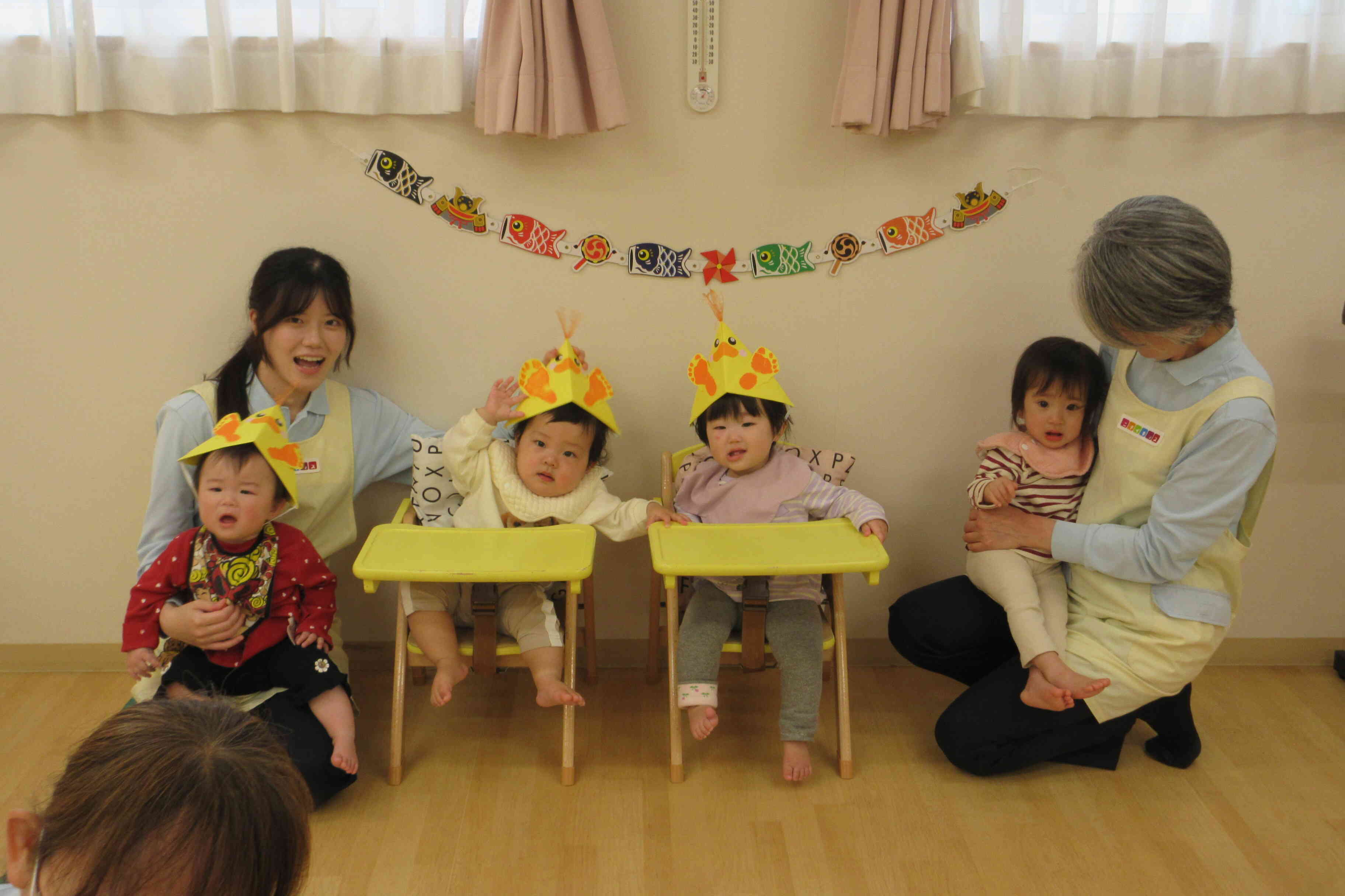 とってもかわいいかぶとだね!