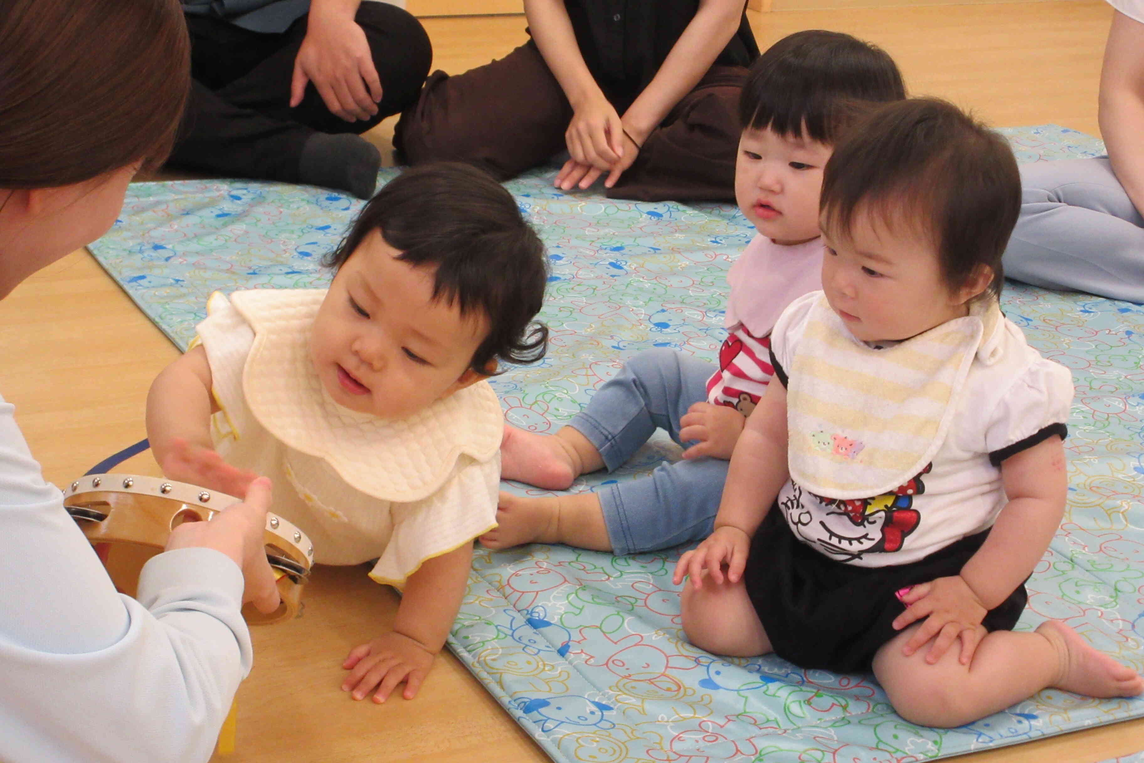０歳児、初めての保育参加をしました！