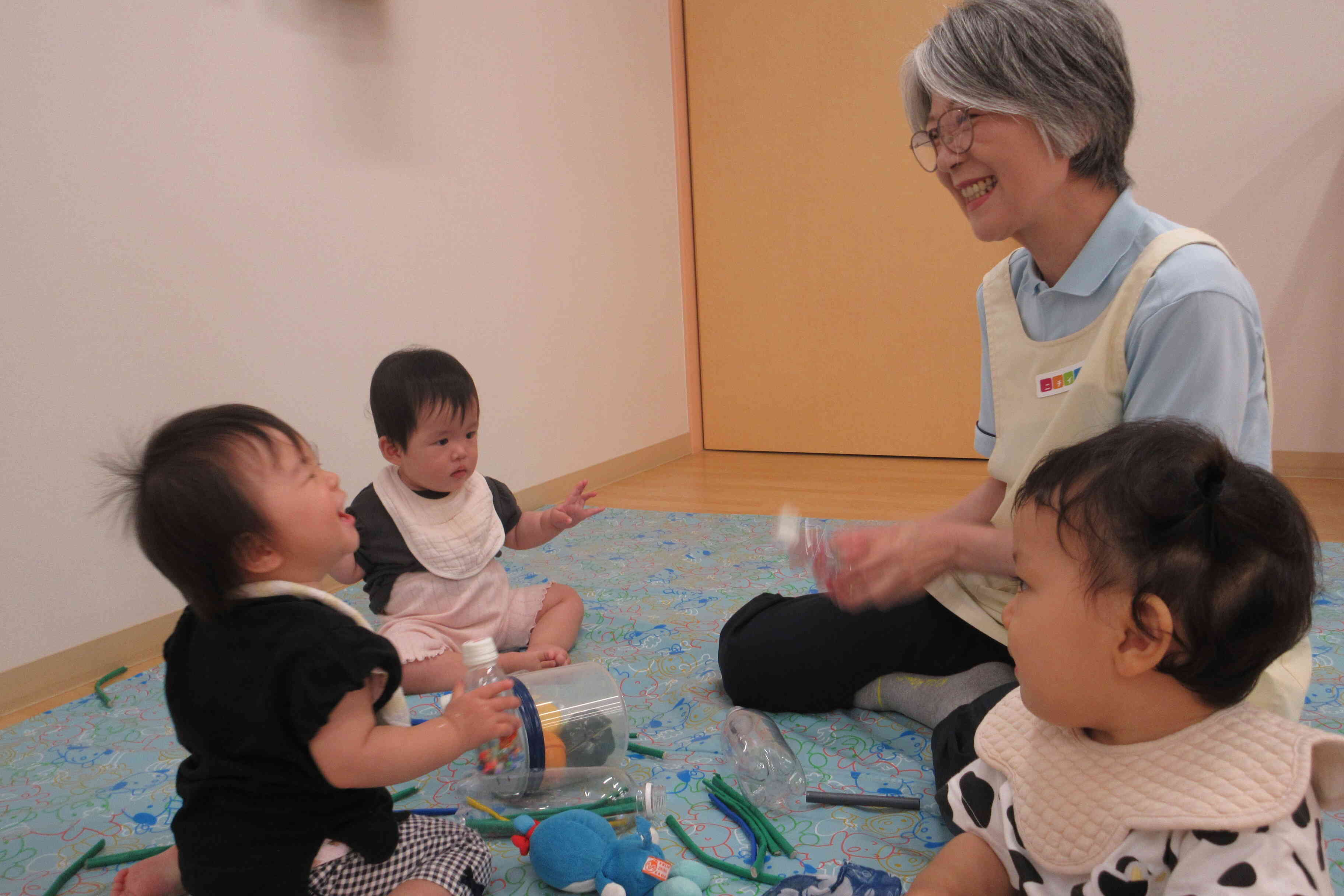 先生とニコリ♪