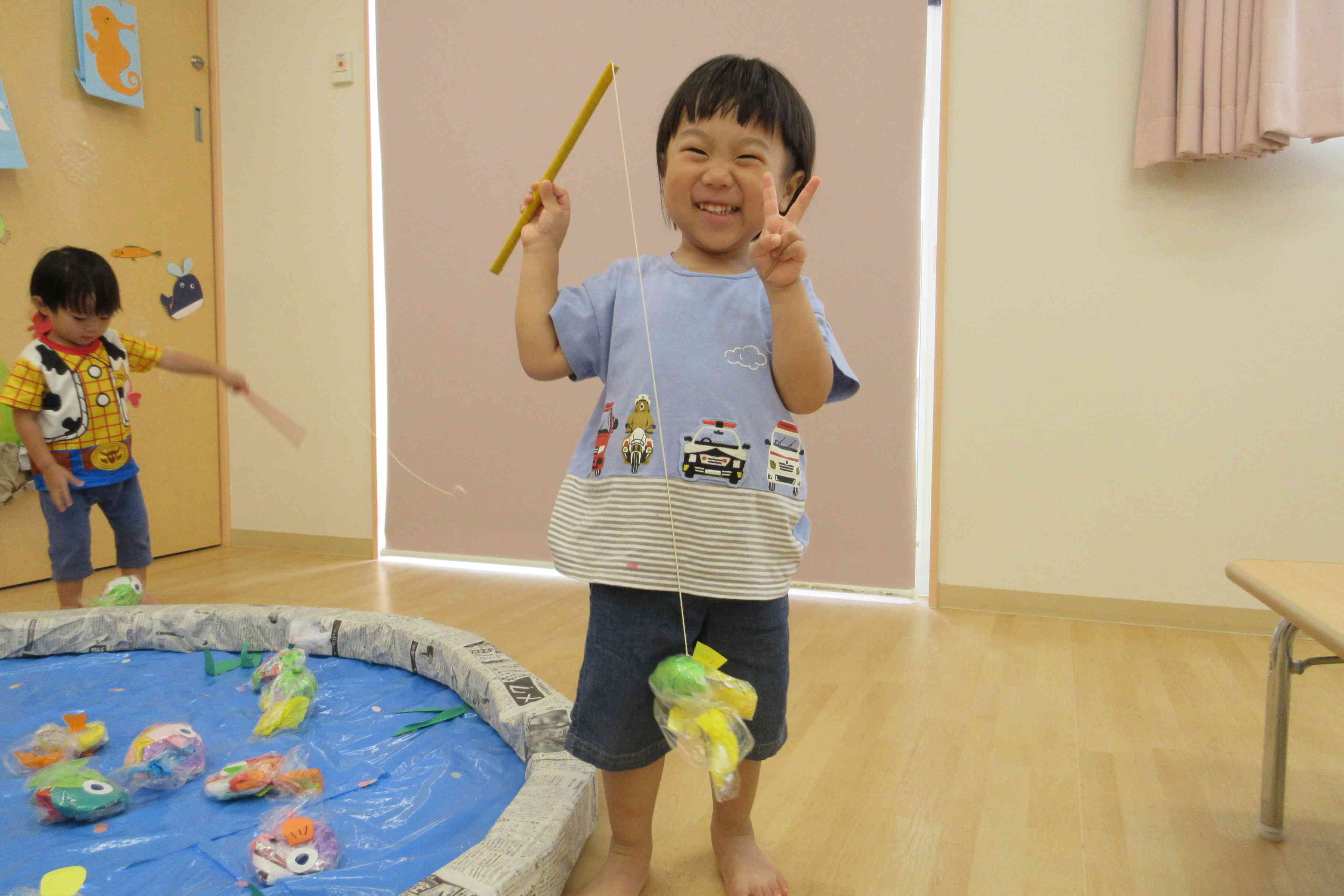 お魚釣れた！