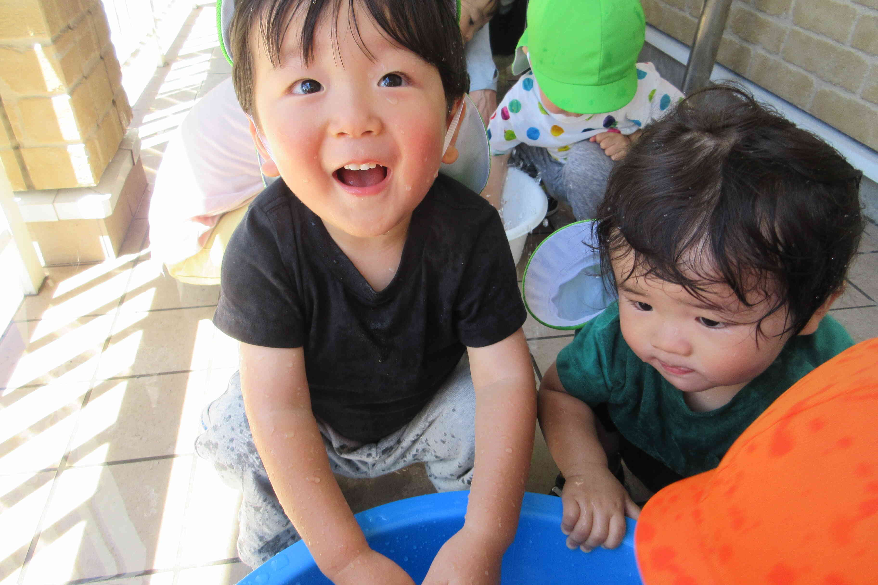 7月のあひる組の様子です