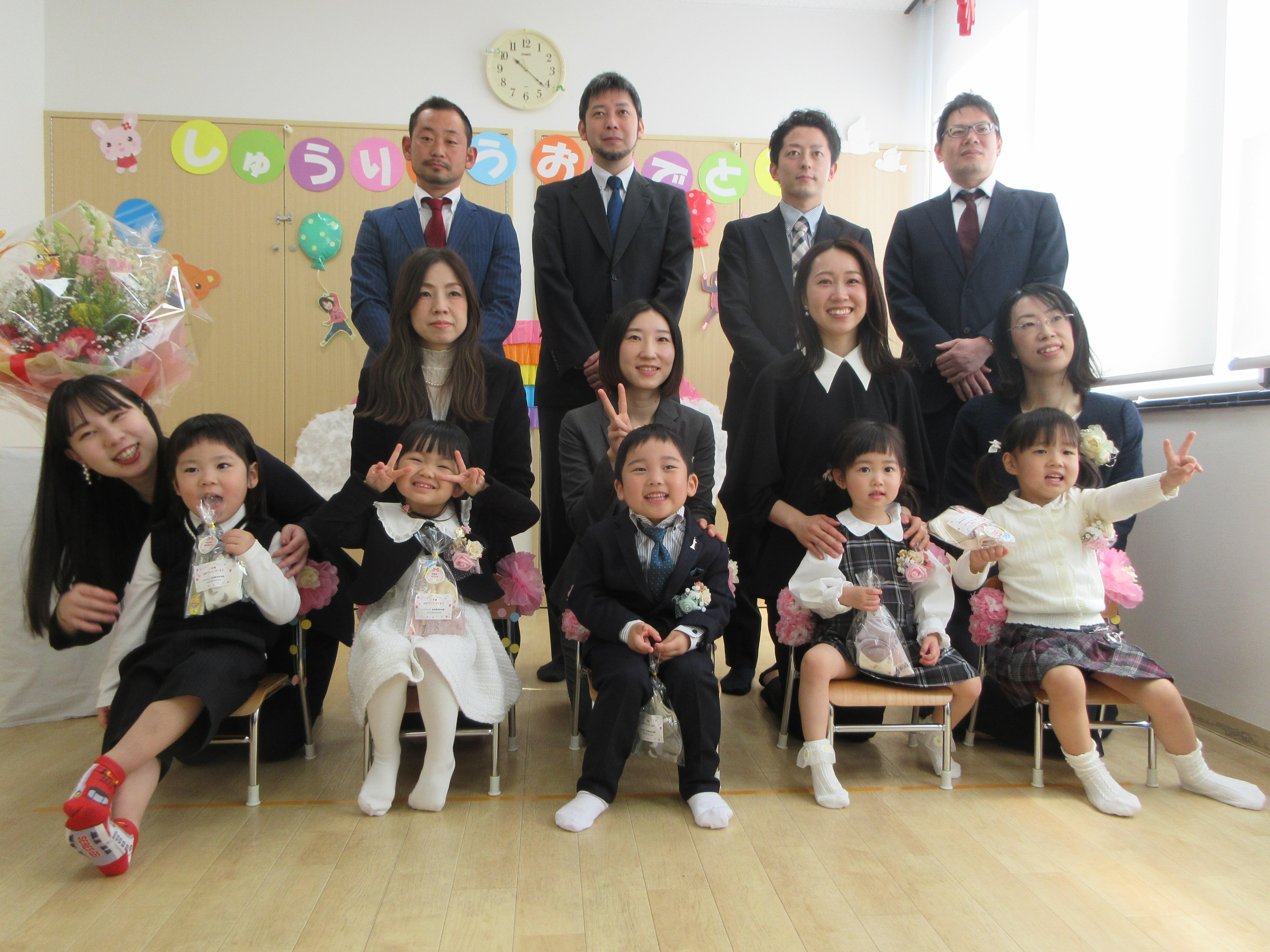 うさぎ組さん、修了おめでとう！！