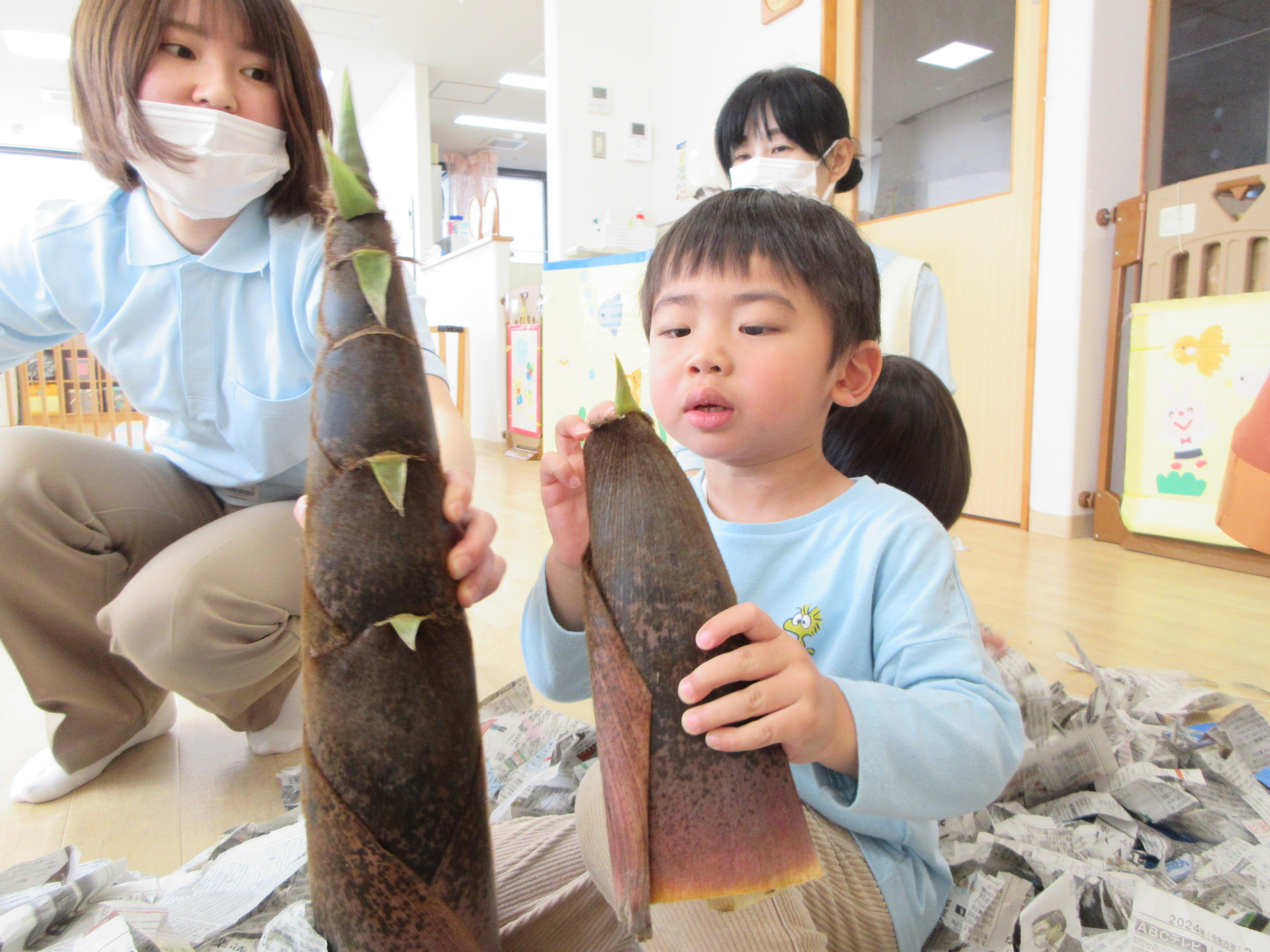 ここはどうなっているの？観察中です。