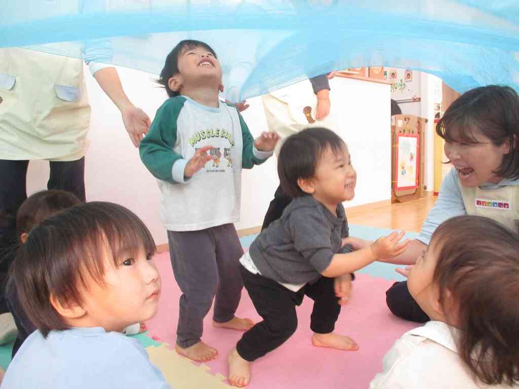 ふわふわ～　気持ちいいね