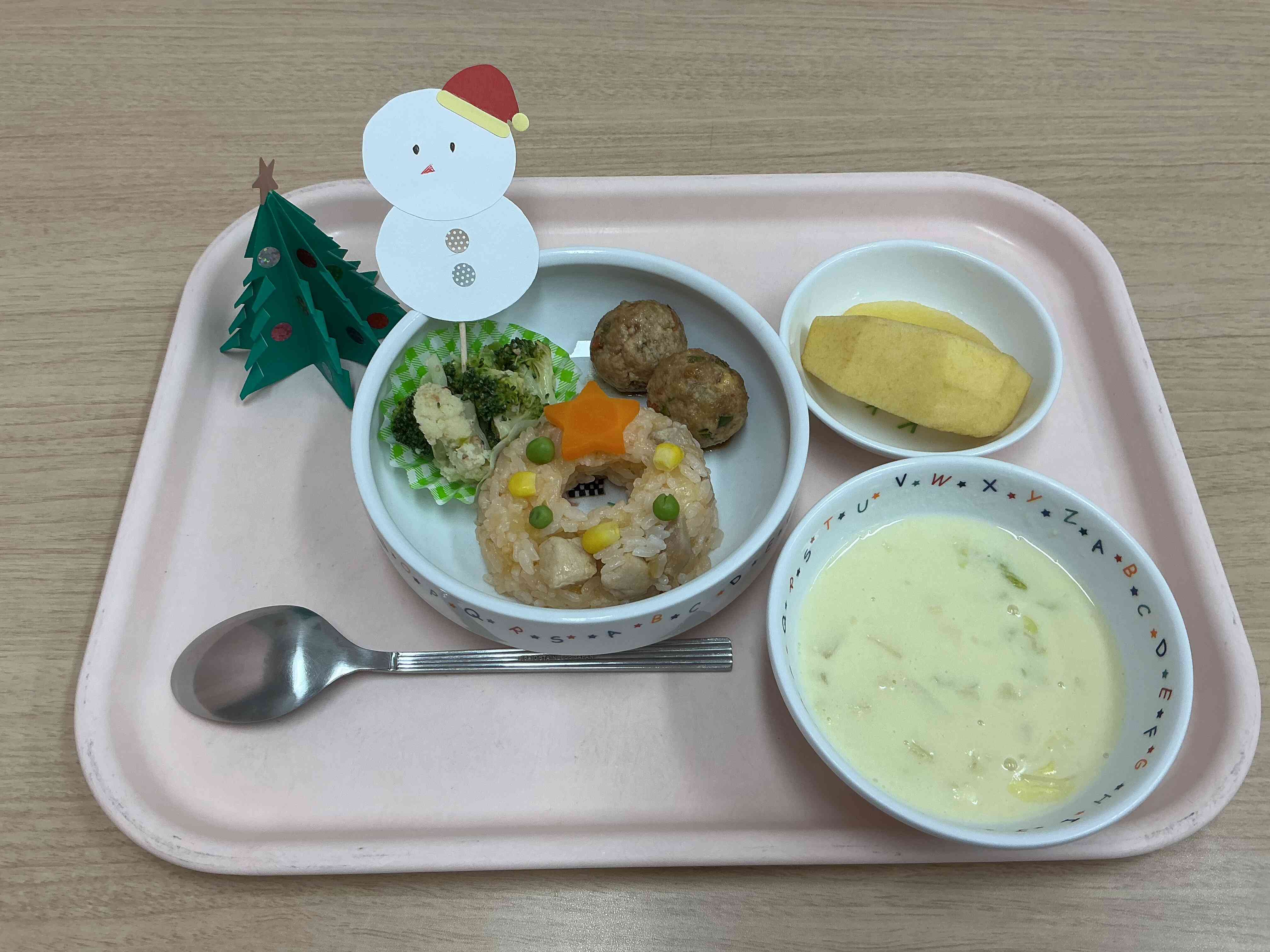 12月24日クリスマスメニュー