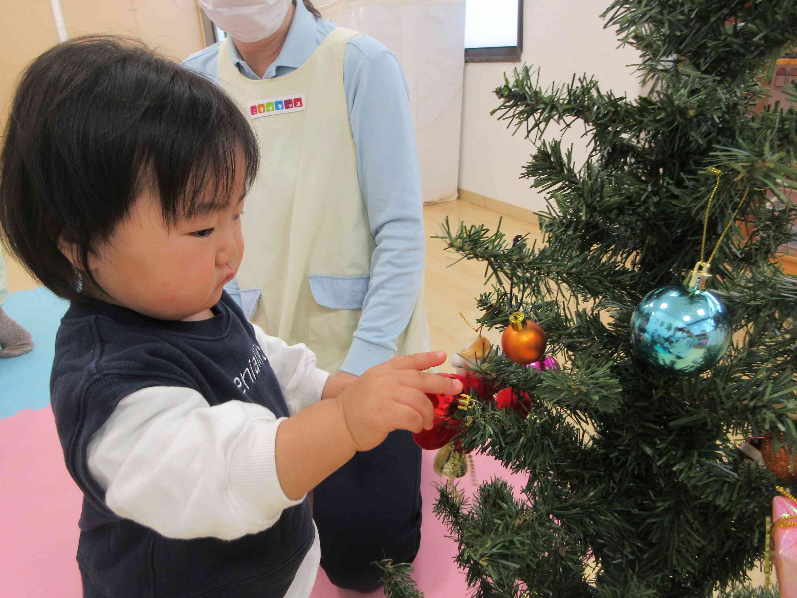 ここにいっしょに飾ろうかな