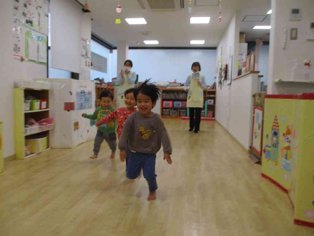 たくさん体を動かして遊んだよ！