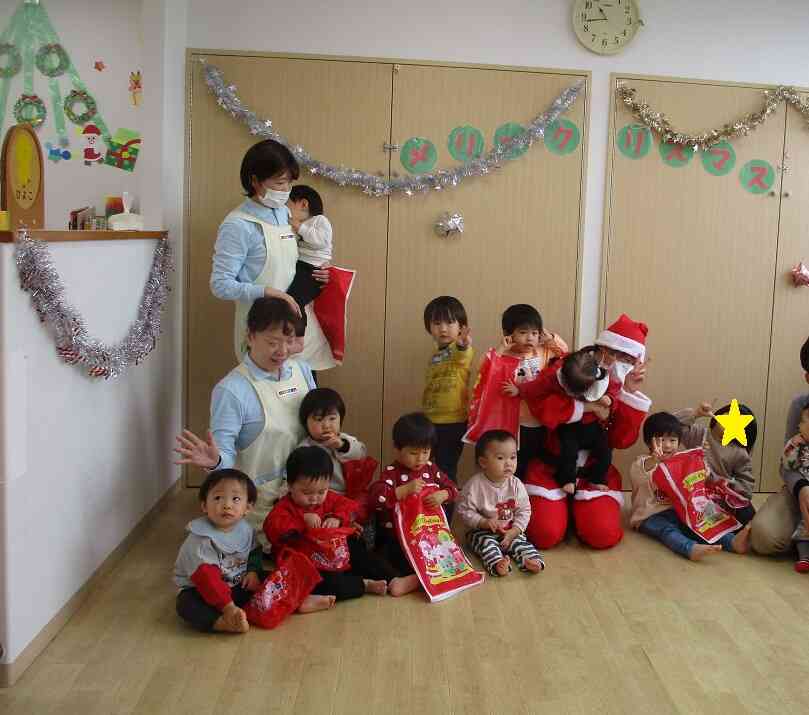保育園にもサンタさんがやってきた！