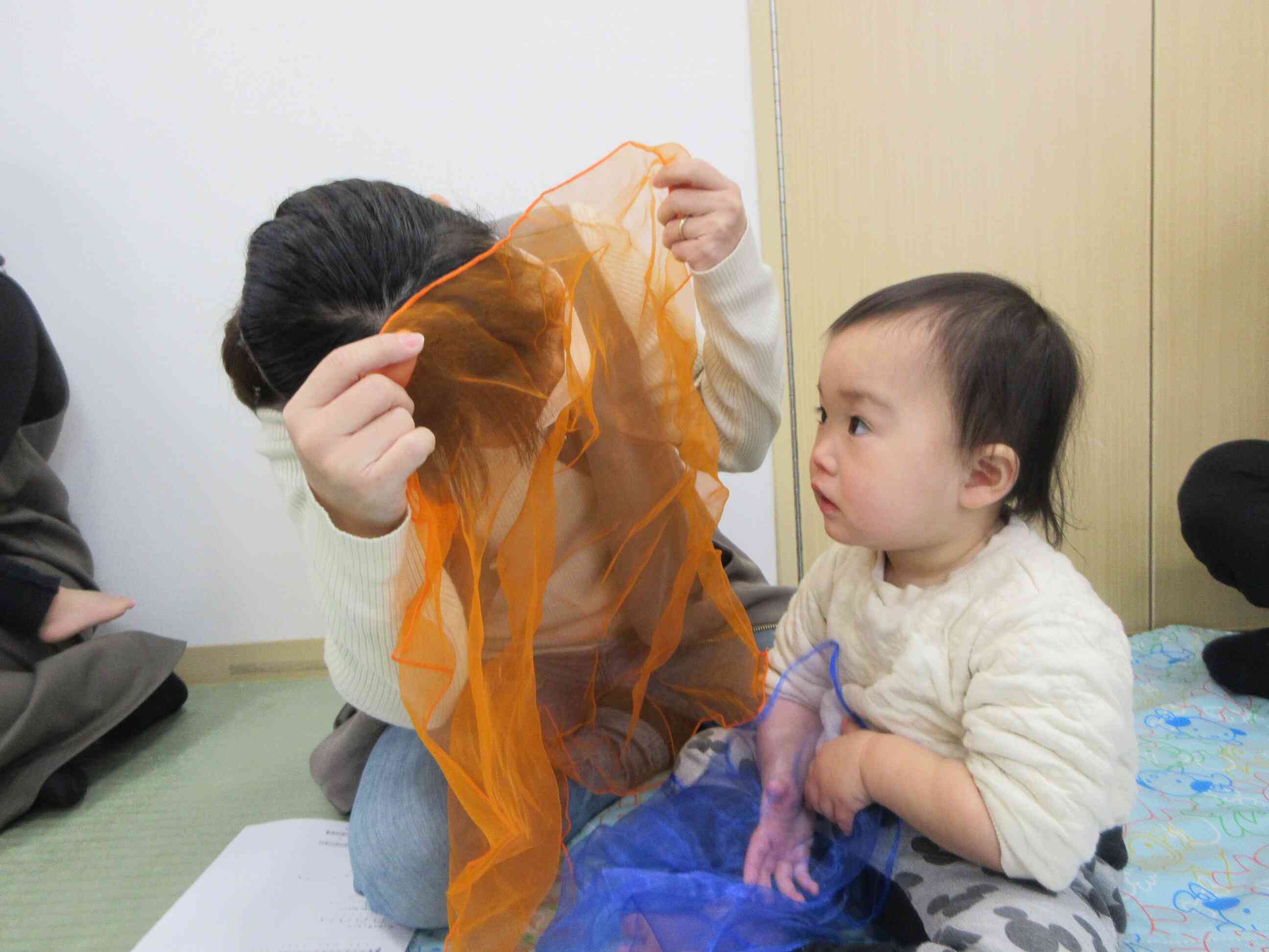 保育参観日をしました（ひよこ組・０歳児）