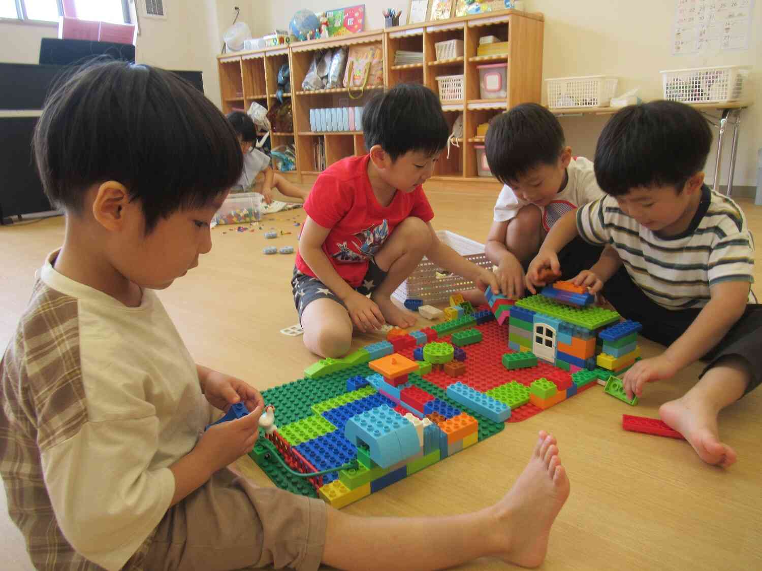 みんなで協力して…☆