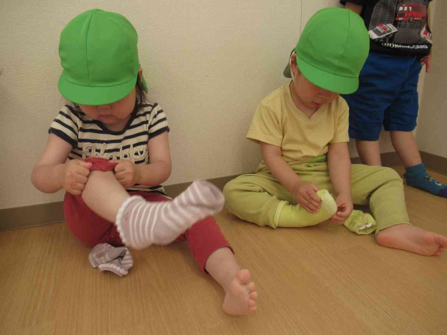 身の回りの事自分でできるよ！！
