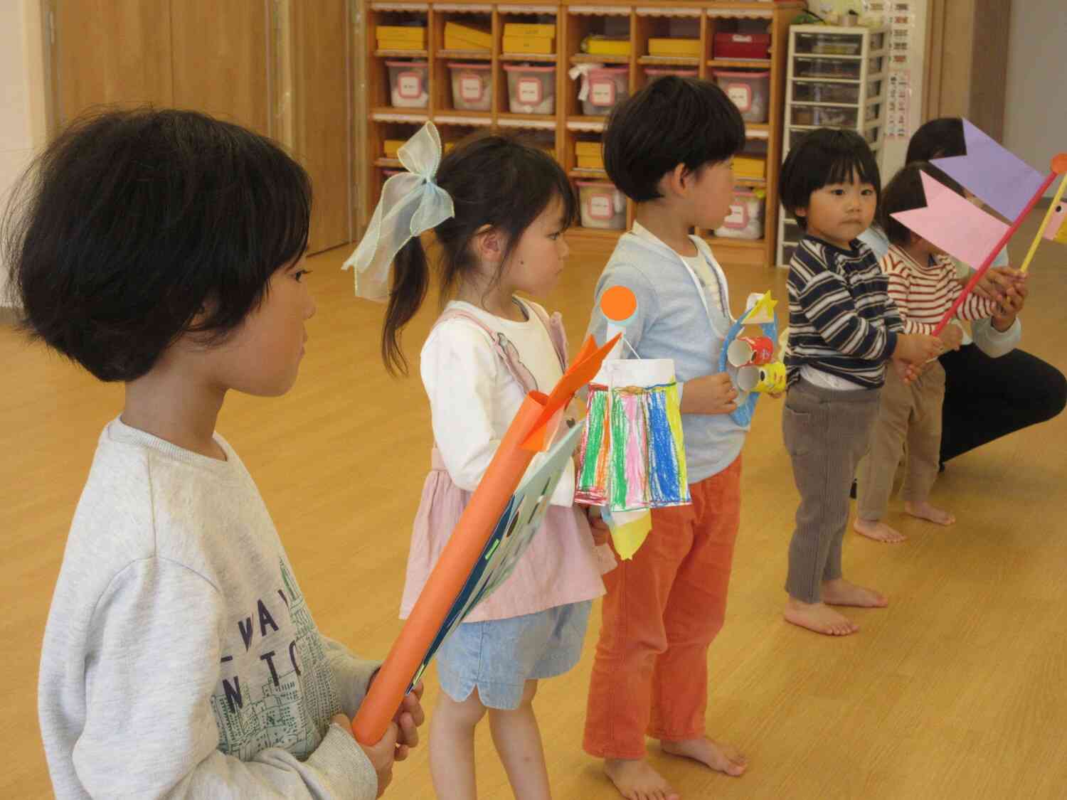 こいのぼり作ったよ!!