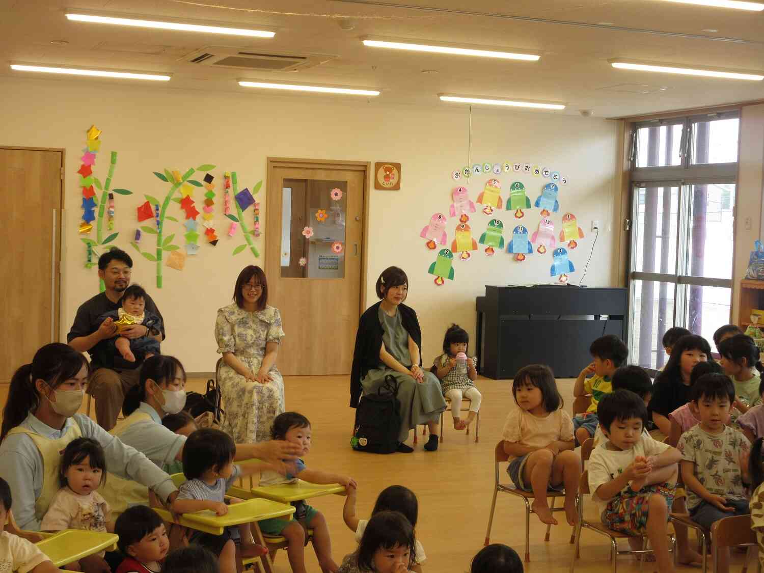 子育て広場のお友だちが遊びにきてくれました☆