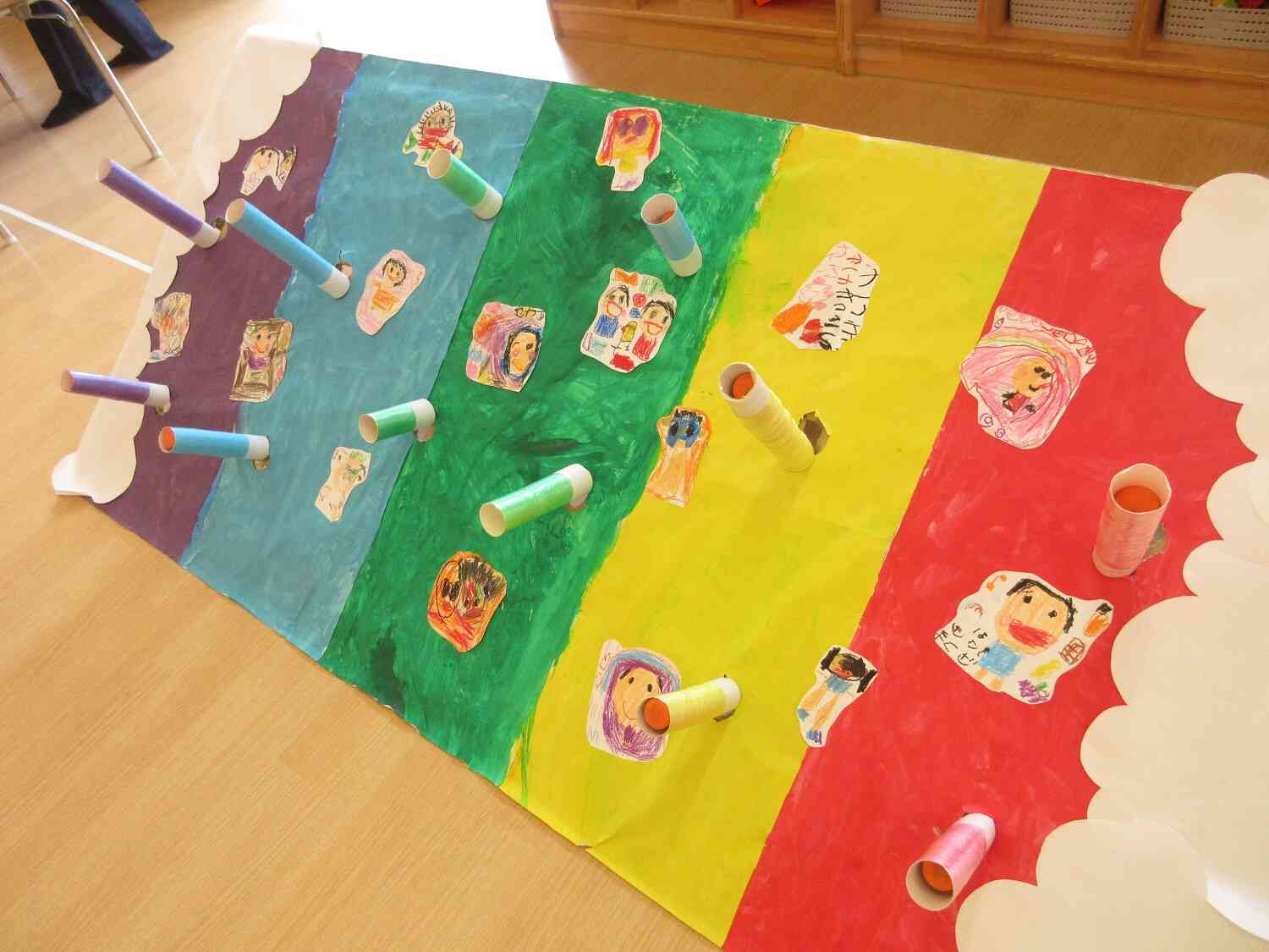世界に一つだけのぱんだ組さんの輪投げ