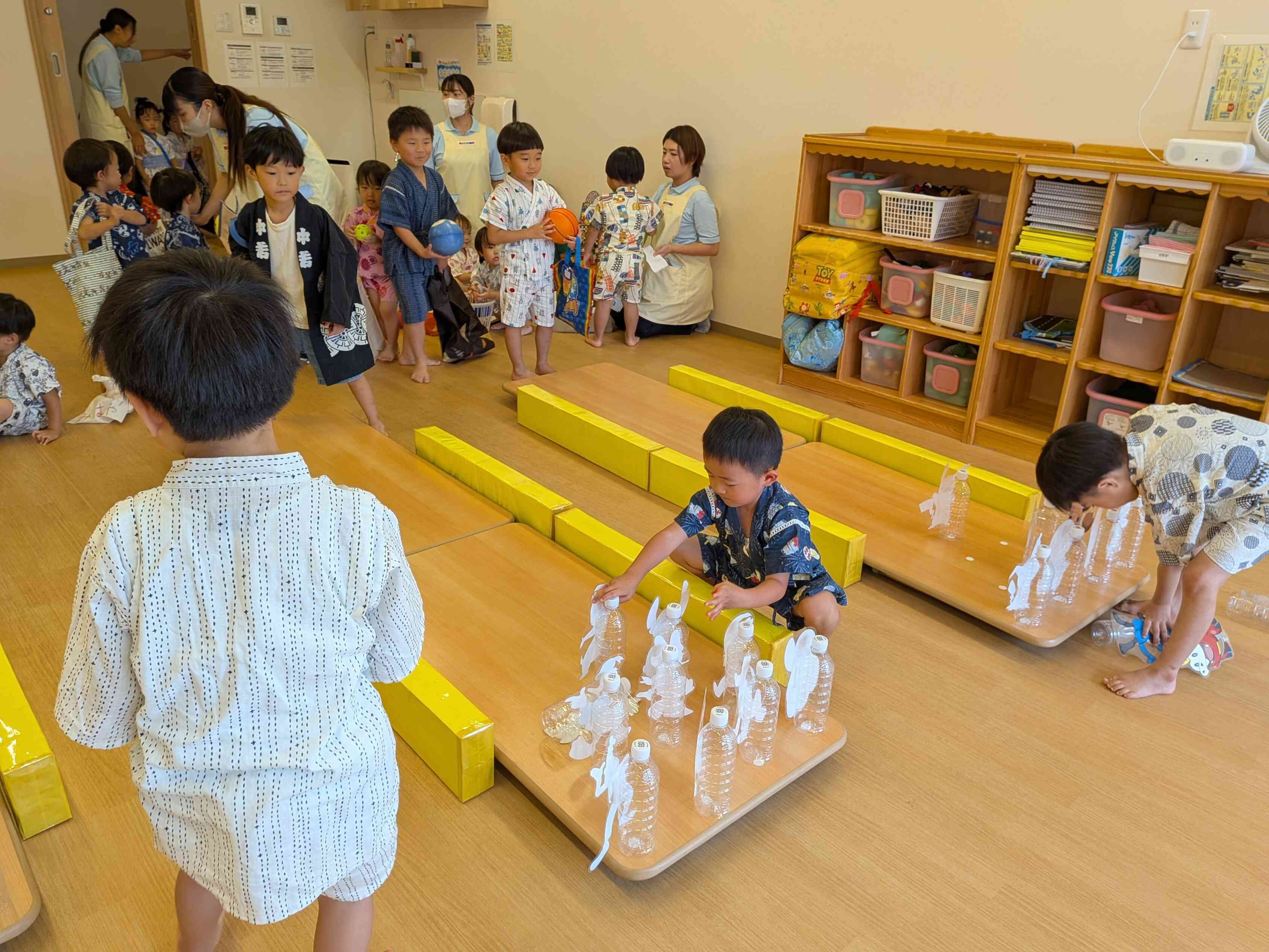 お店屋さんのお手伝いもしたよ！！