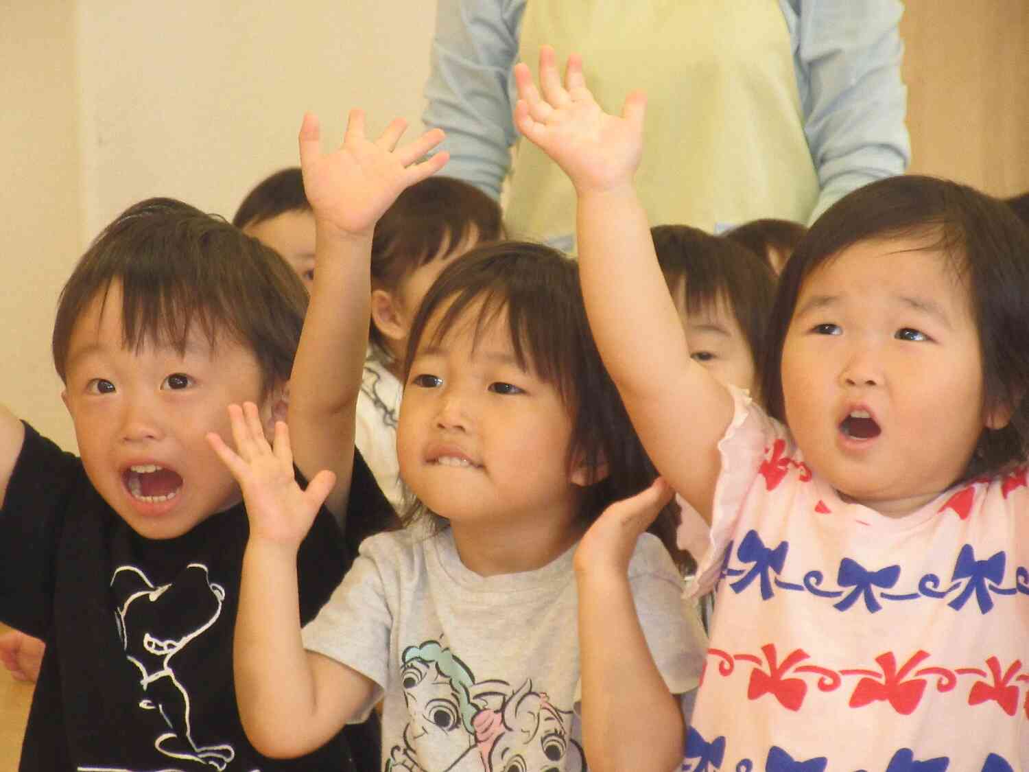 手遊びも大盛り上がり！
