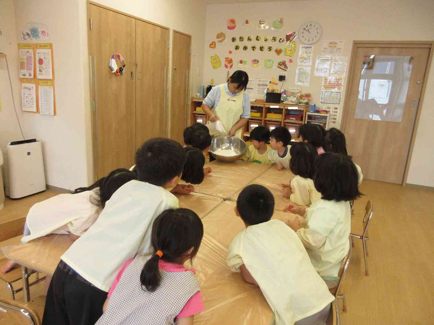 きりん組 お団子つくりに挑戦。