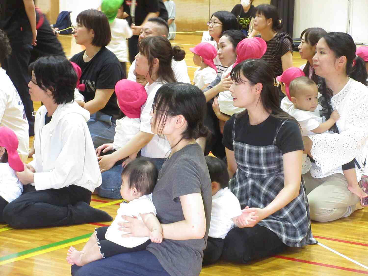 大好きなお家の方と入場♬