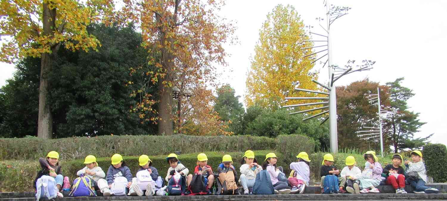 秋の自然の中でおやつ☆彡