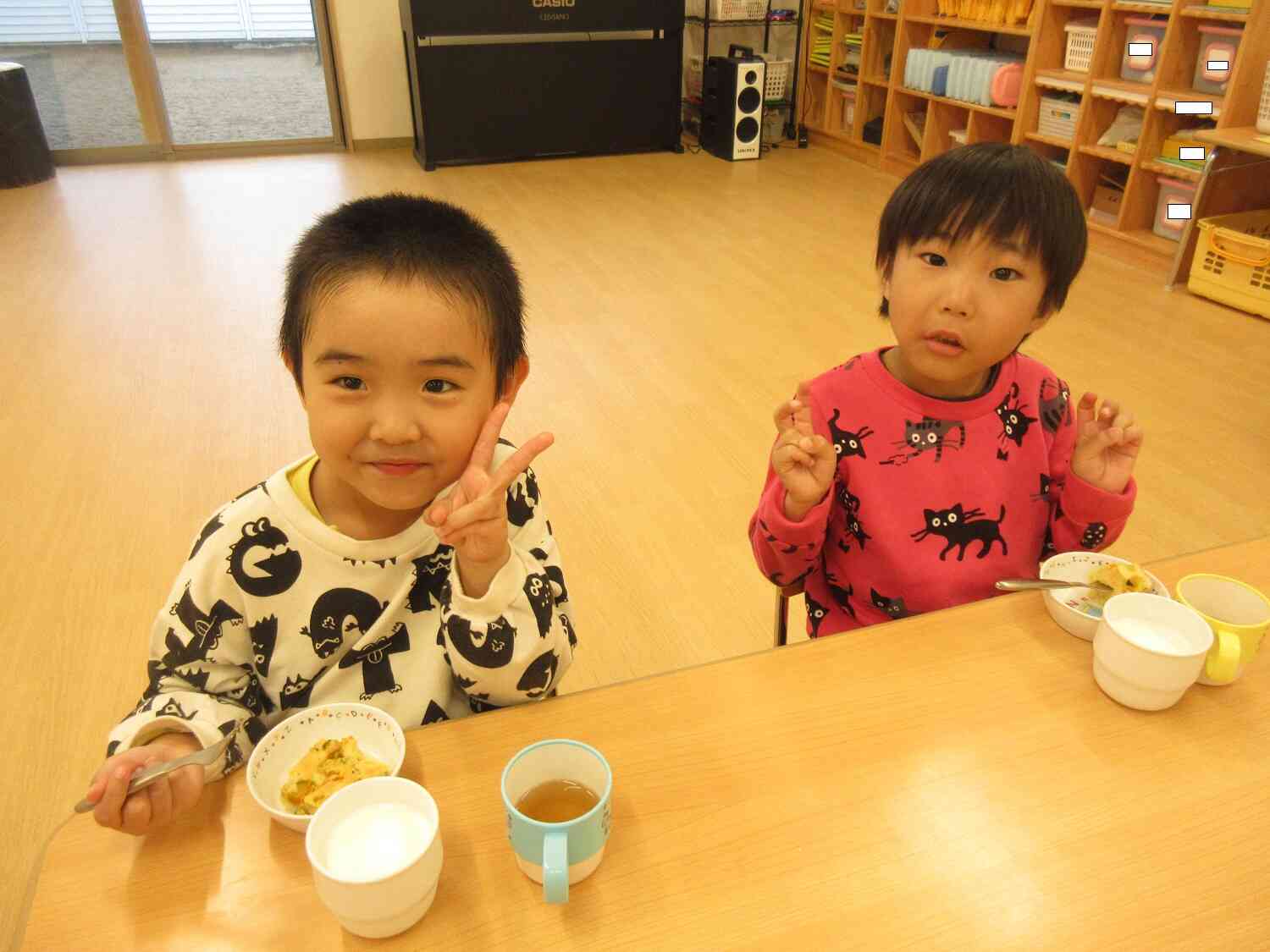 おやつはさつまいもケーキ！！