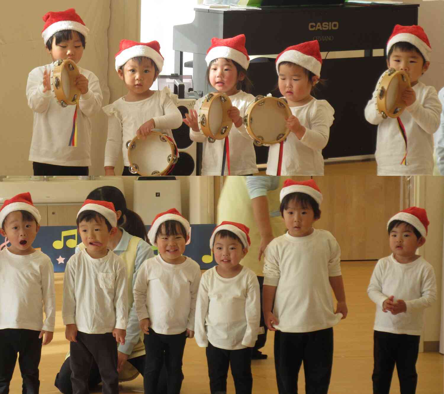 元気いっぱいで歌ったよ♬