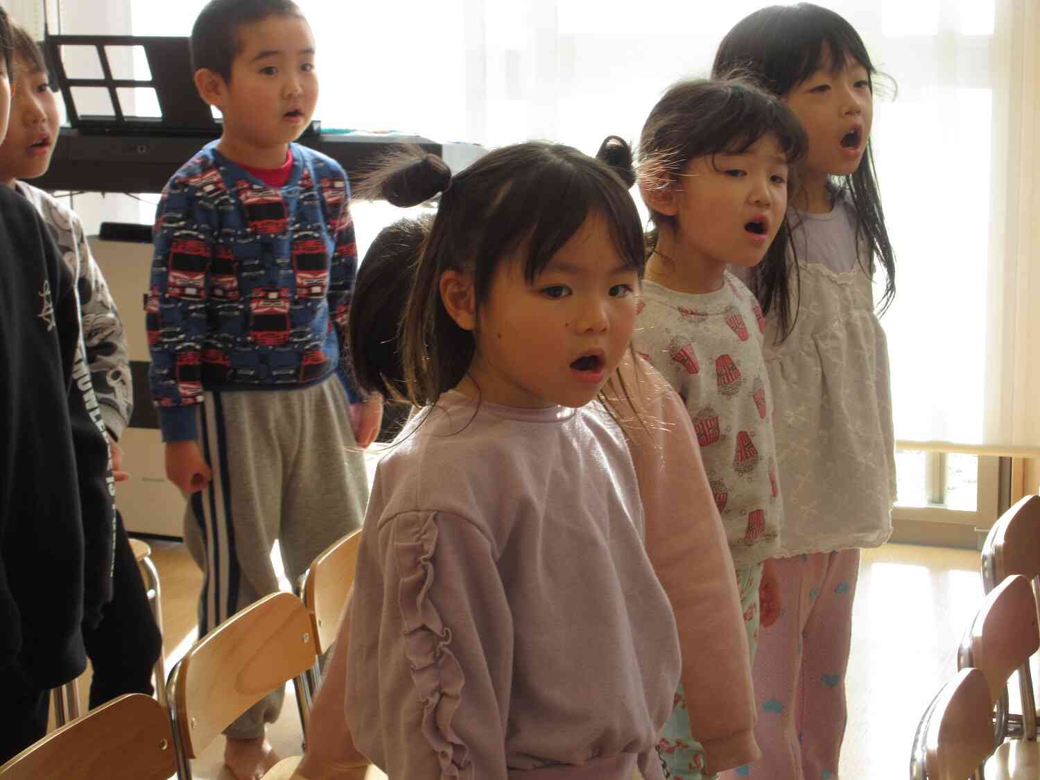 大きな声でハッピーバースデーの歌をうたったよ！