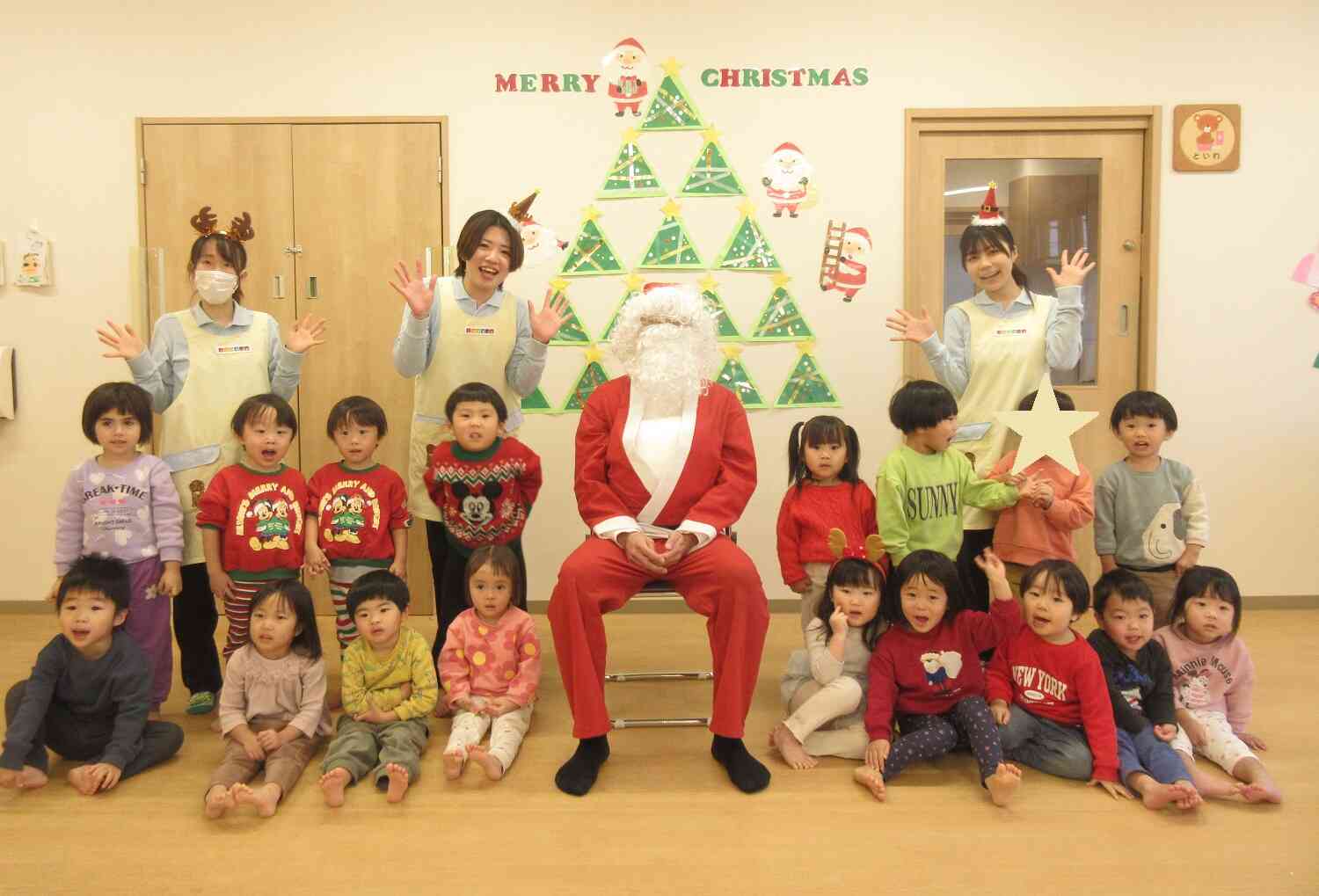 うさぎ組♡サンタさんと