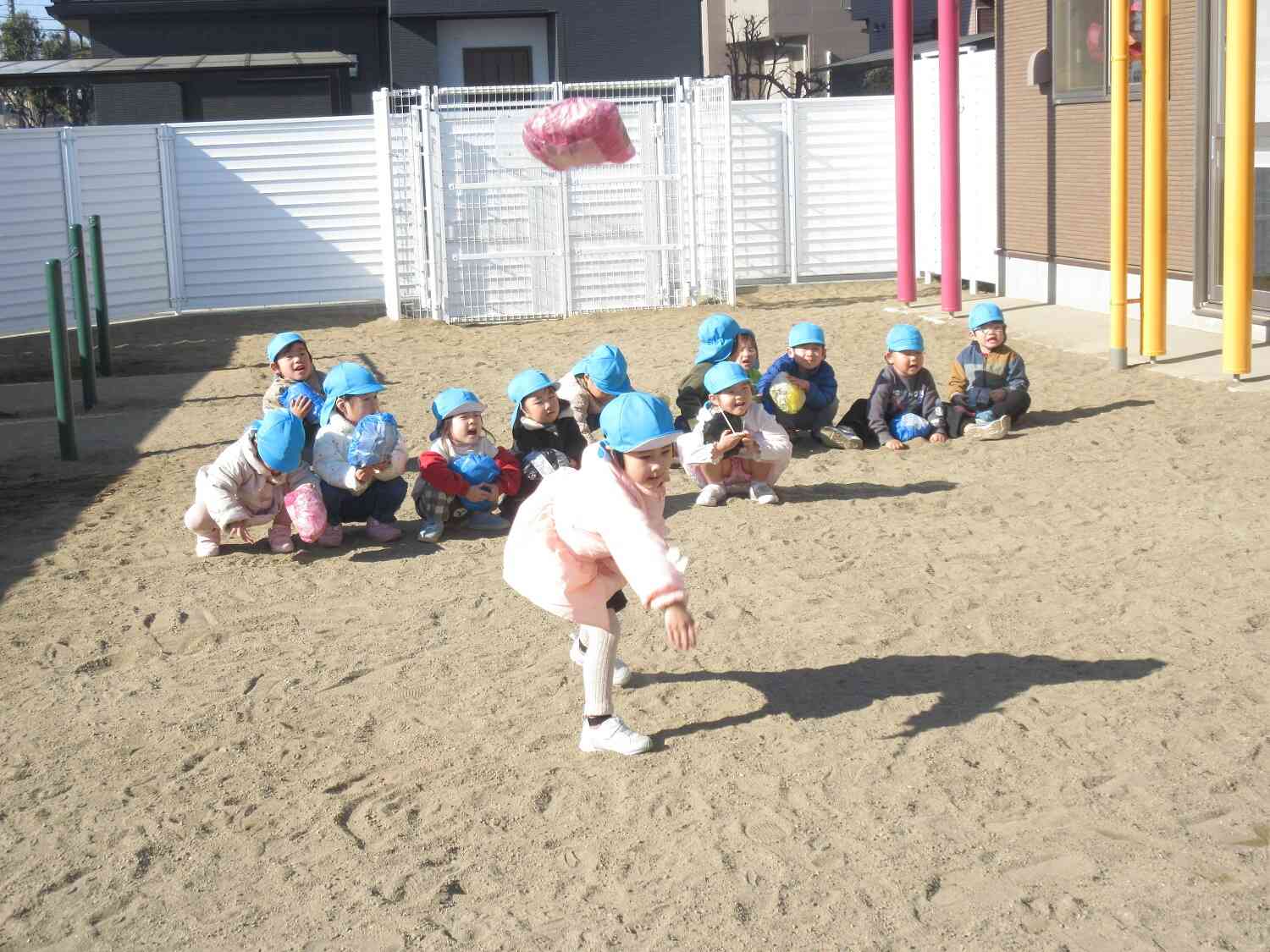 力いっぱい投げます！