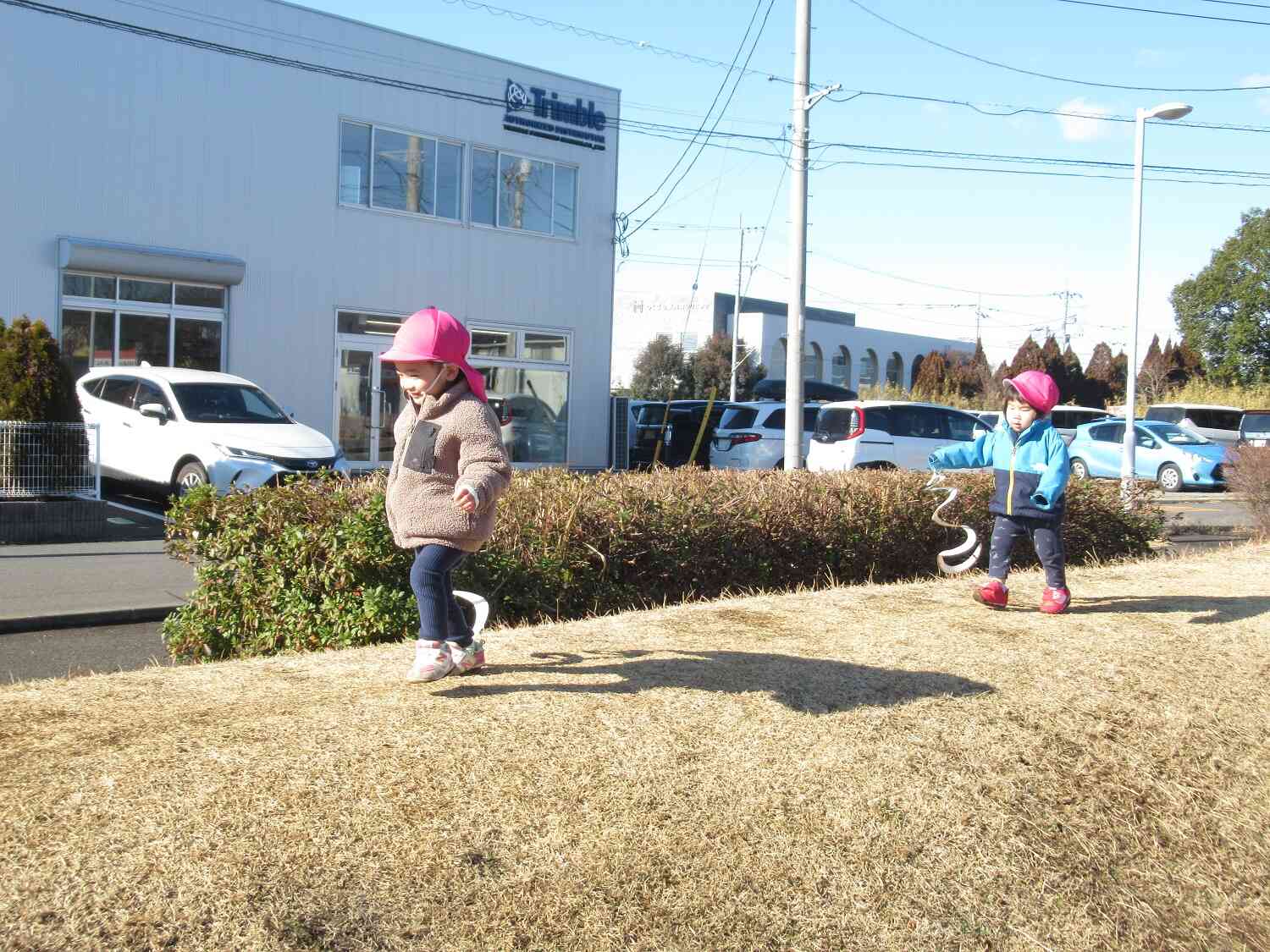 凧あげに挑戦！