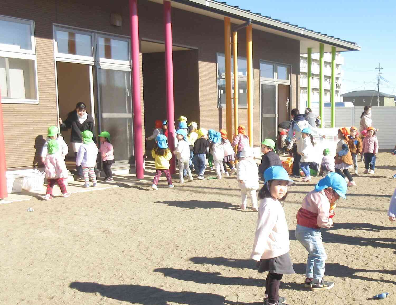 合い言葉をきいて、素早く避難します！