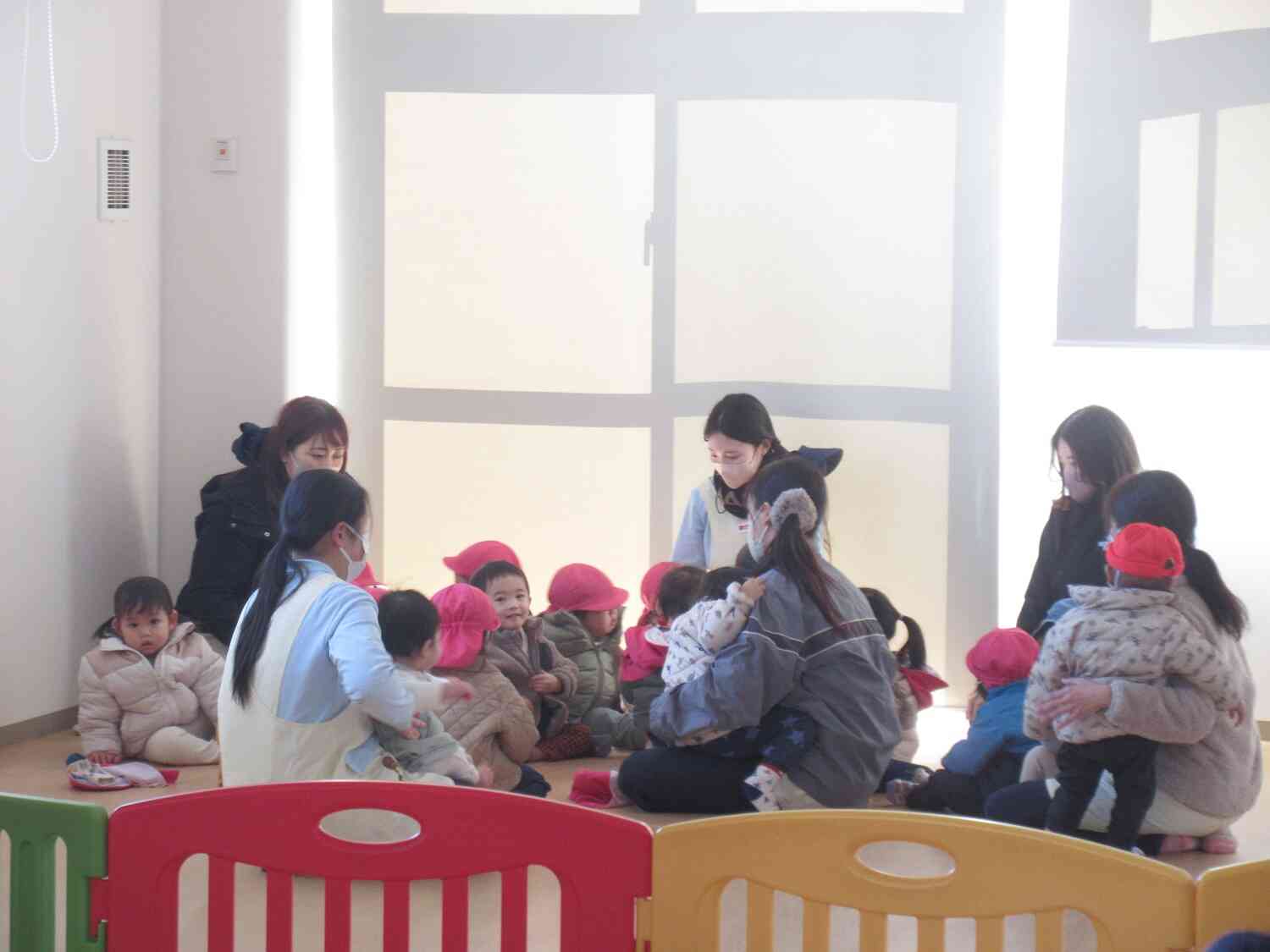 先生に守られて・・