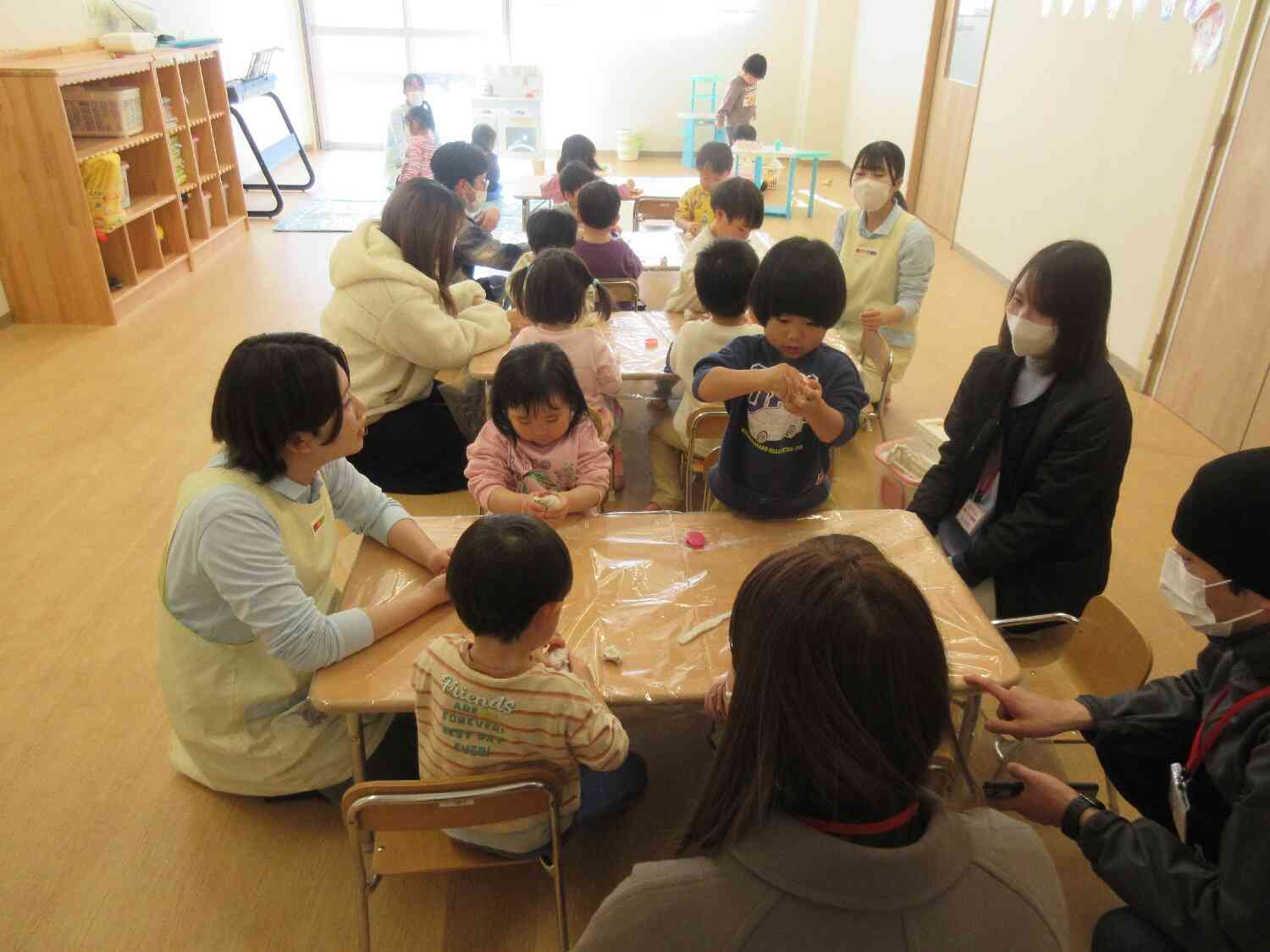 パパやママとも遊んだよ！