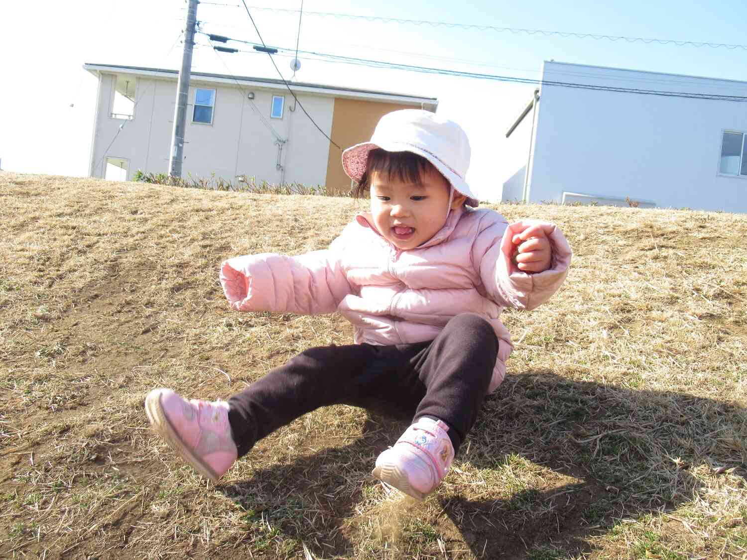 芝滑り 大好き♡