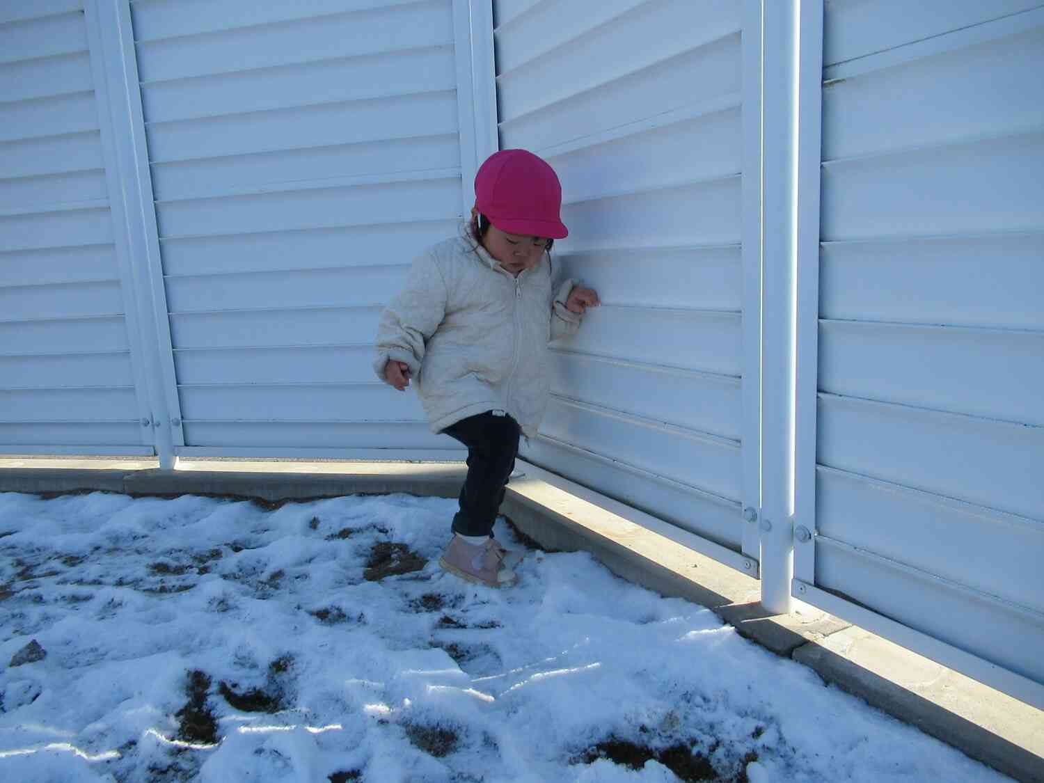 雪 たのしいな～♡
