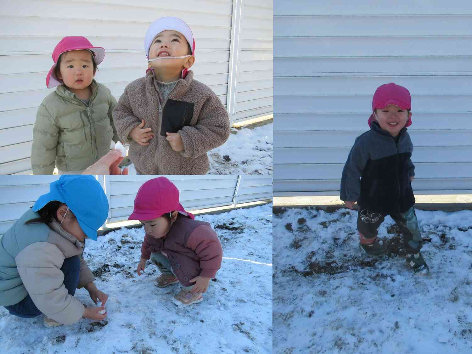 初めての雪遊び☆
