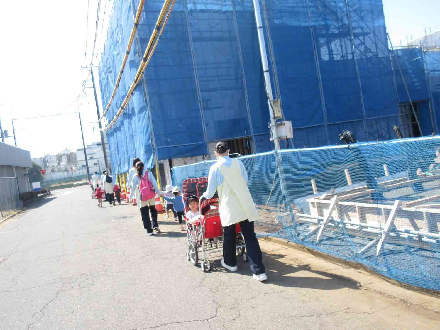 ひよこ組のみんなも怖がらずに避難できました♡