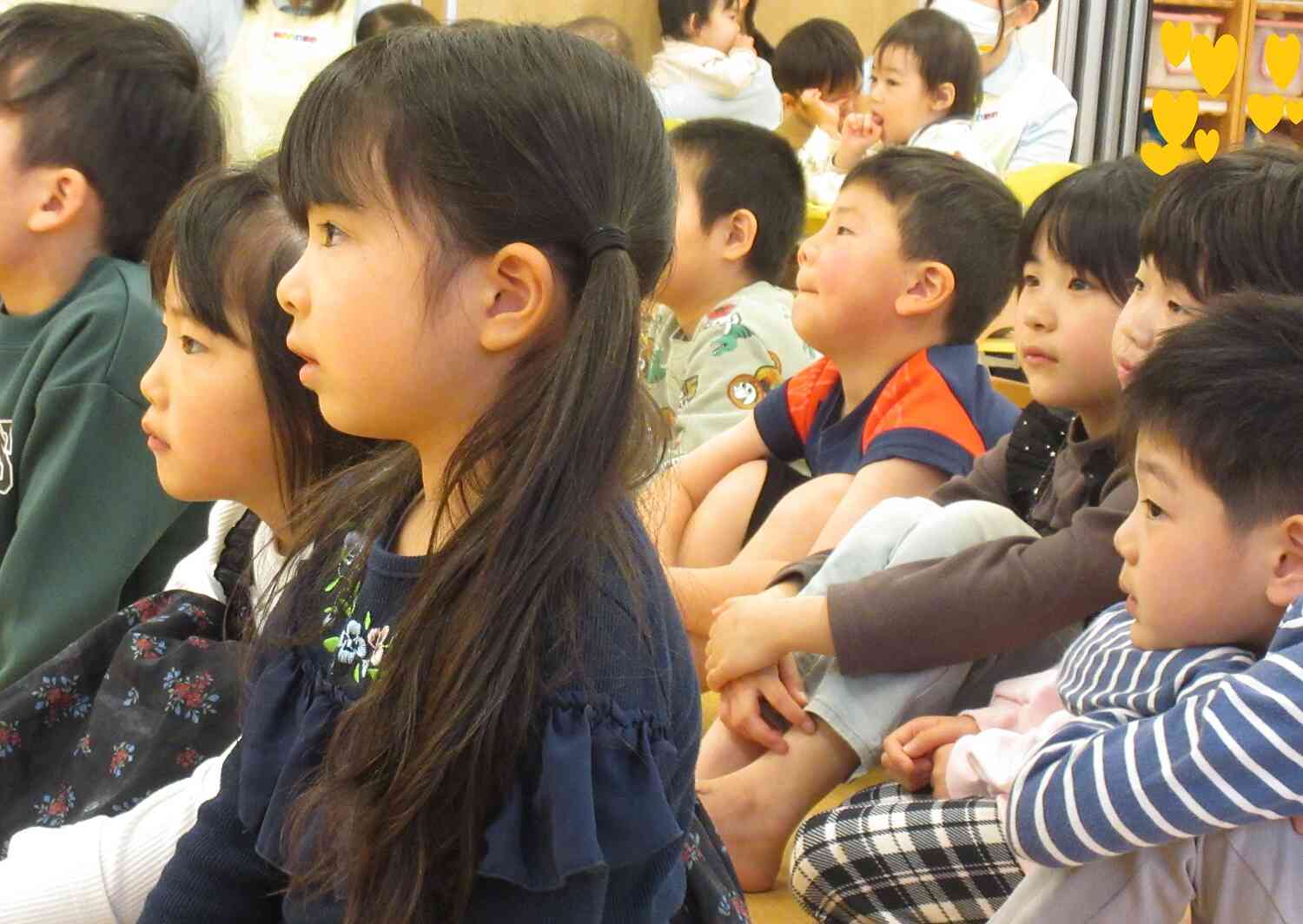 りす・ぱんだ組から歌のプレゼント「Believe」とっても上手でしたね